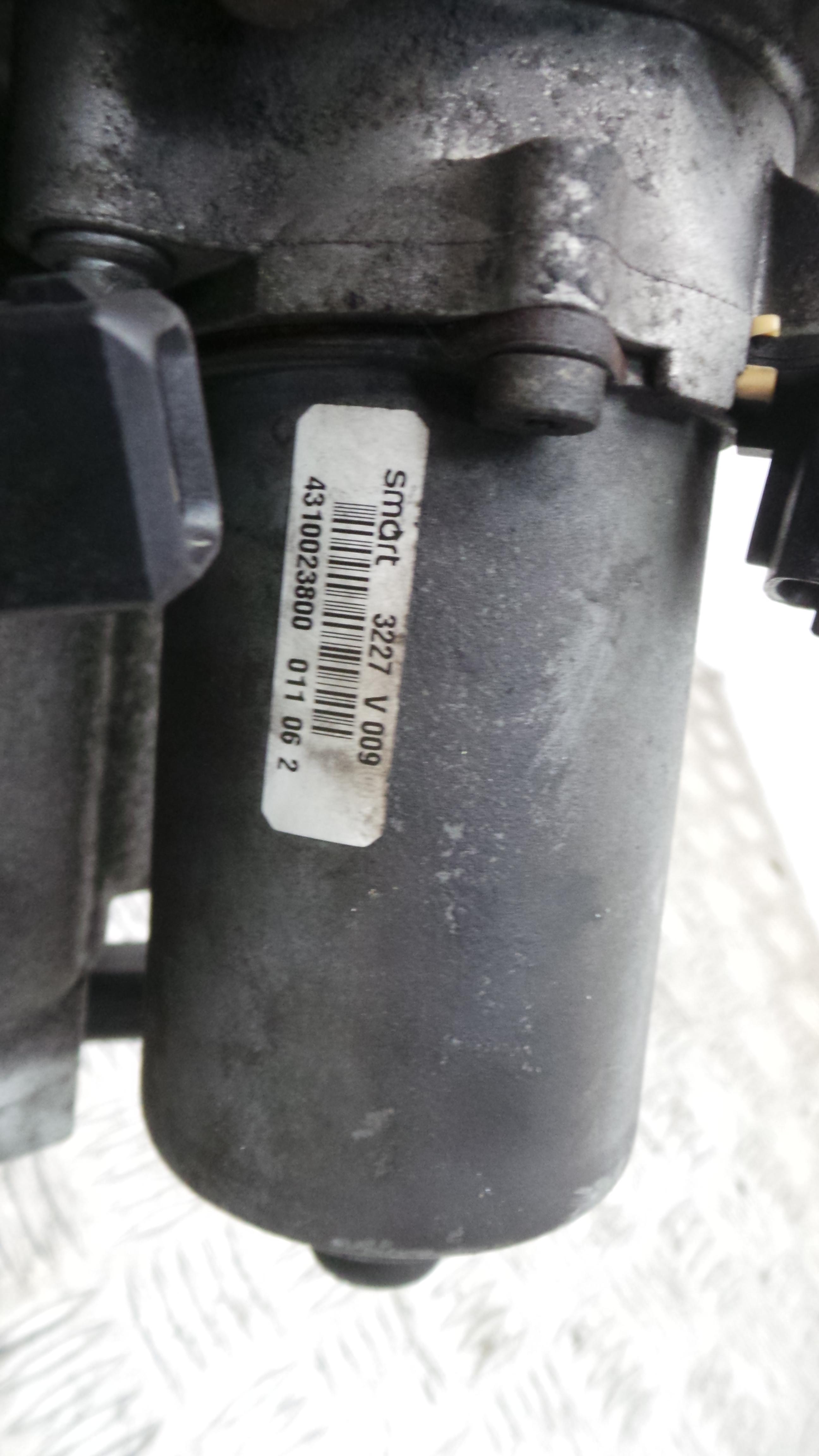 Caixa Velocidades Manual 0009478V002 - SMART CITY-COUPE (450)-37069809