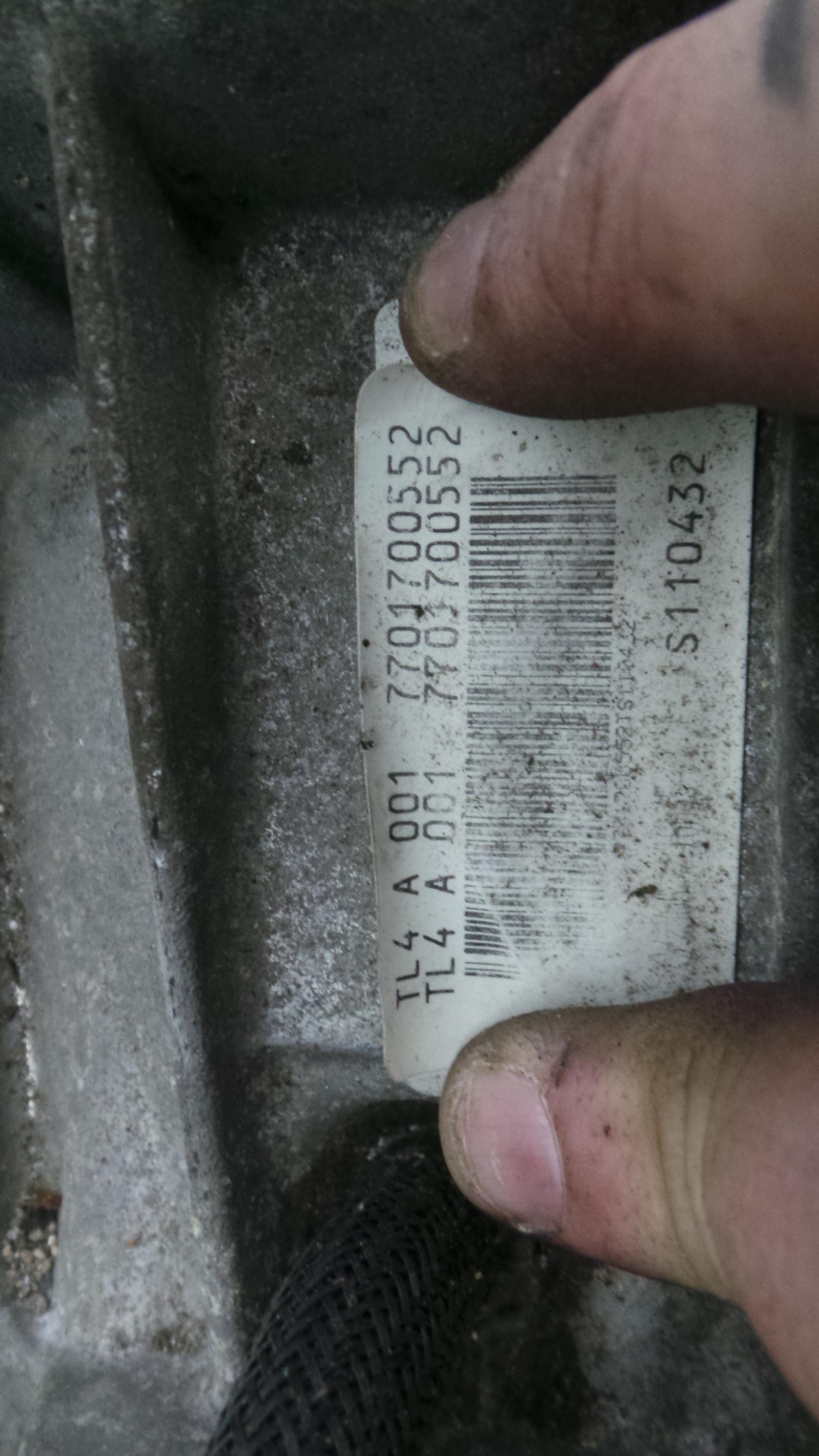 Caixa Velocidades Manual TL4A001 - RENAULT MEGANE II (BM0/1_, CM0/1_)-37070183