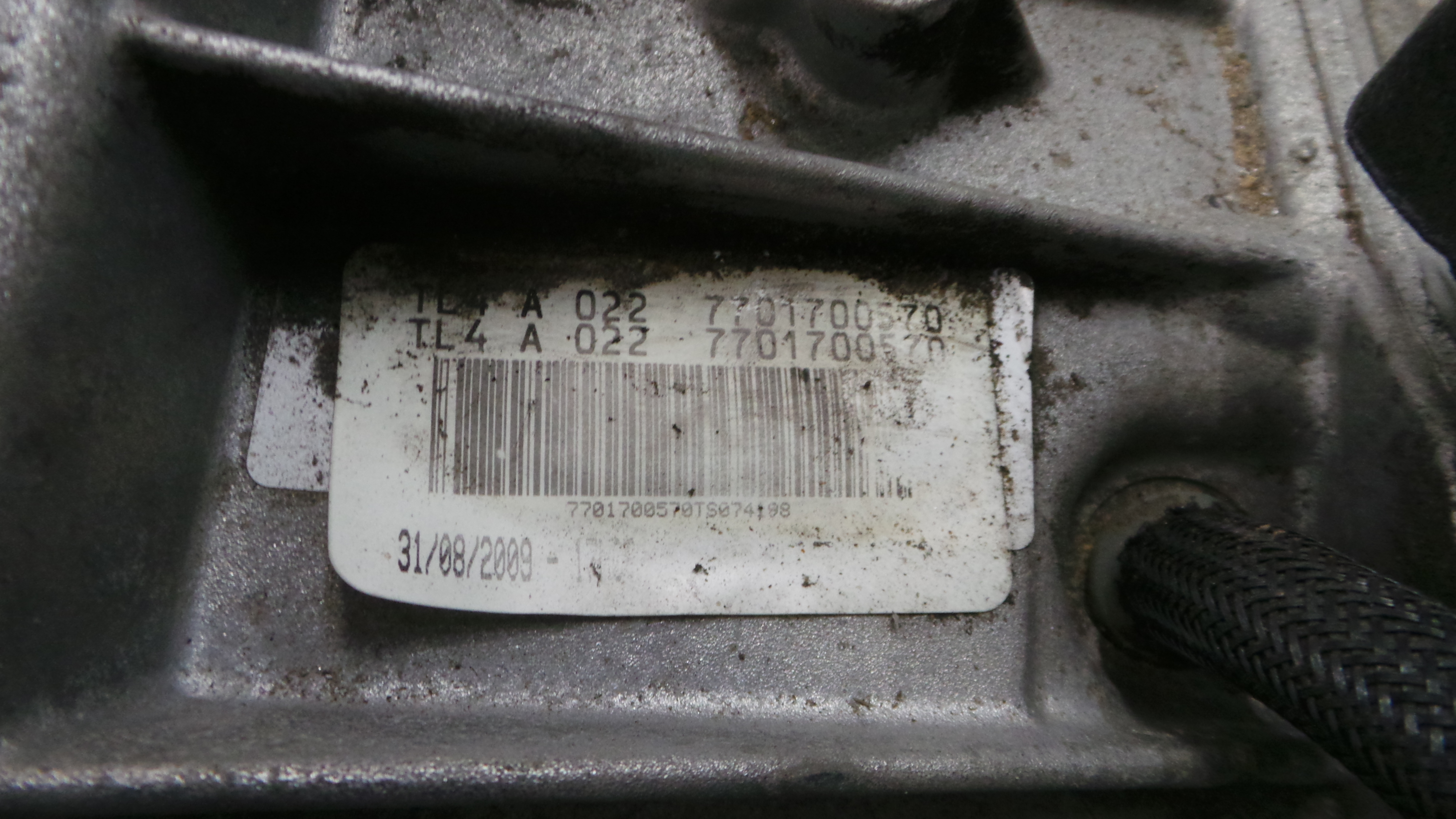 Caixa Velocidades Manual TL4A022 - RENAULT MEGANE III Hatchback (BZ0/1_, B3_)-37071489