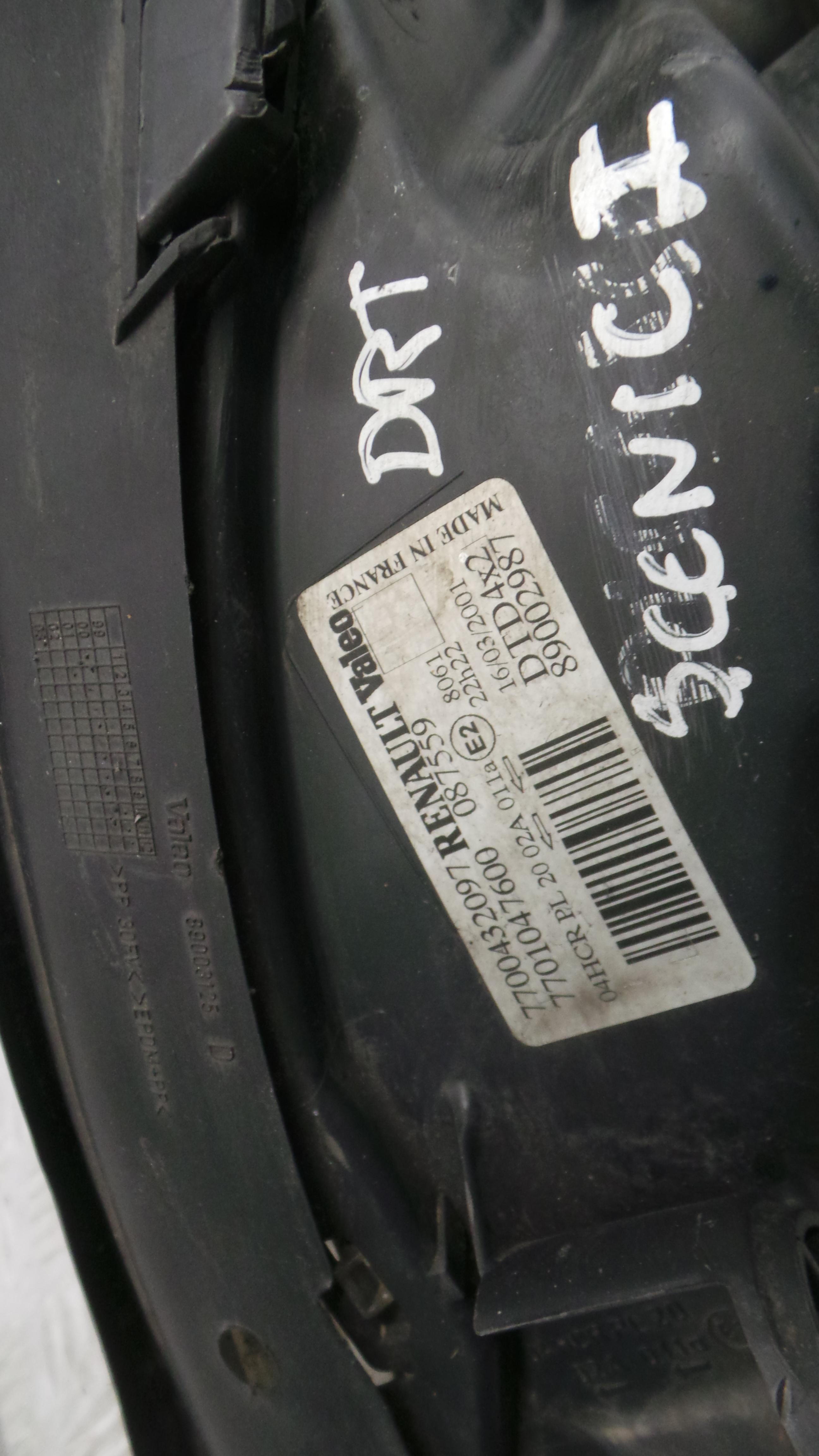 Ótica Dto 7700432097 - RENAULT SCÉNIC I VAN (FA0_, JA0/1_)-37075569