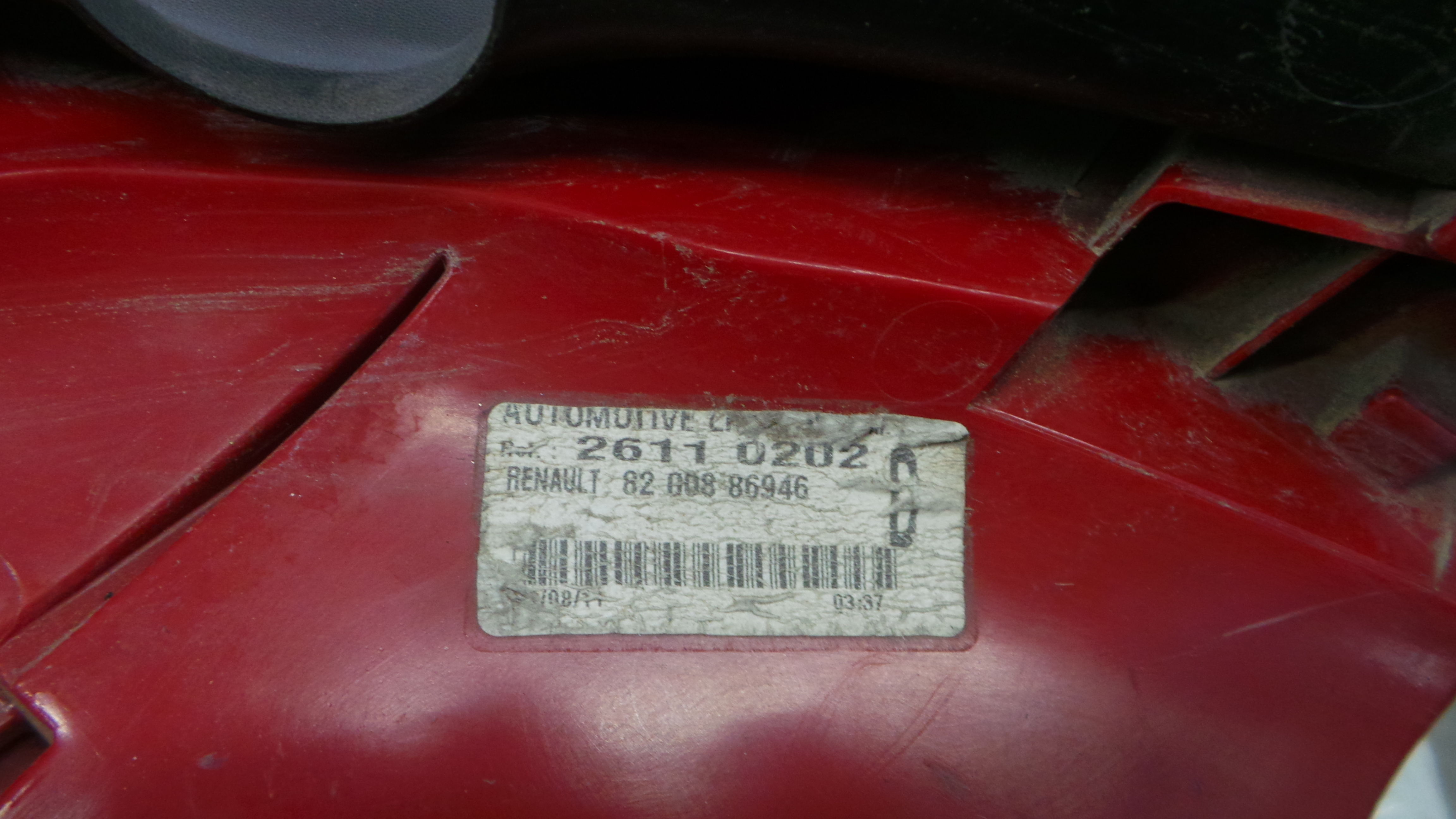 Farolim Stop Dto 8200886946 - RENAULT CLIO III (BR0/1, CR0/1)-37075972