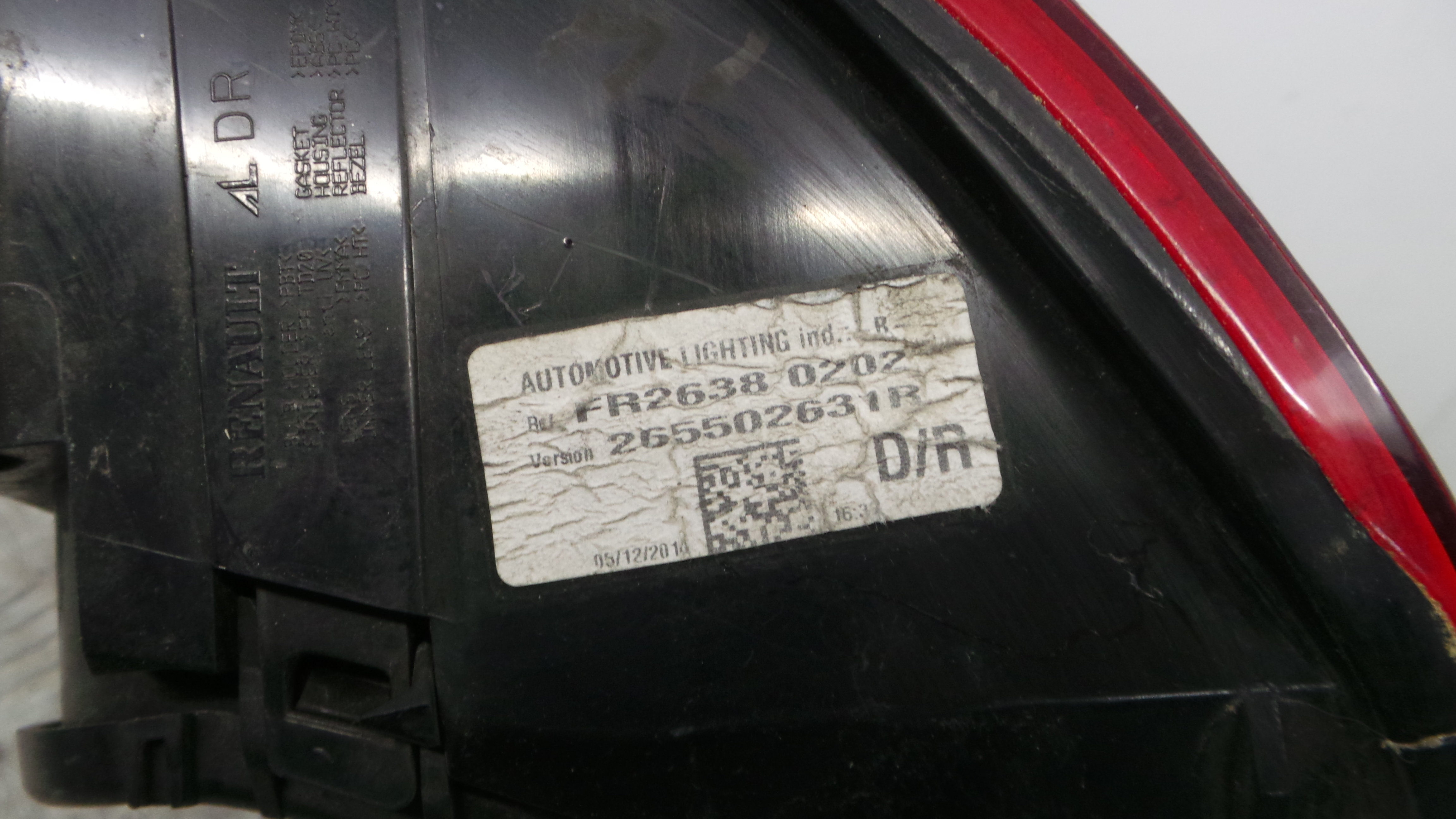 Farolim Stop Dto 265502631R - RENAULT CLIO IV (BH_)-37076122