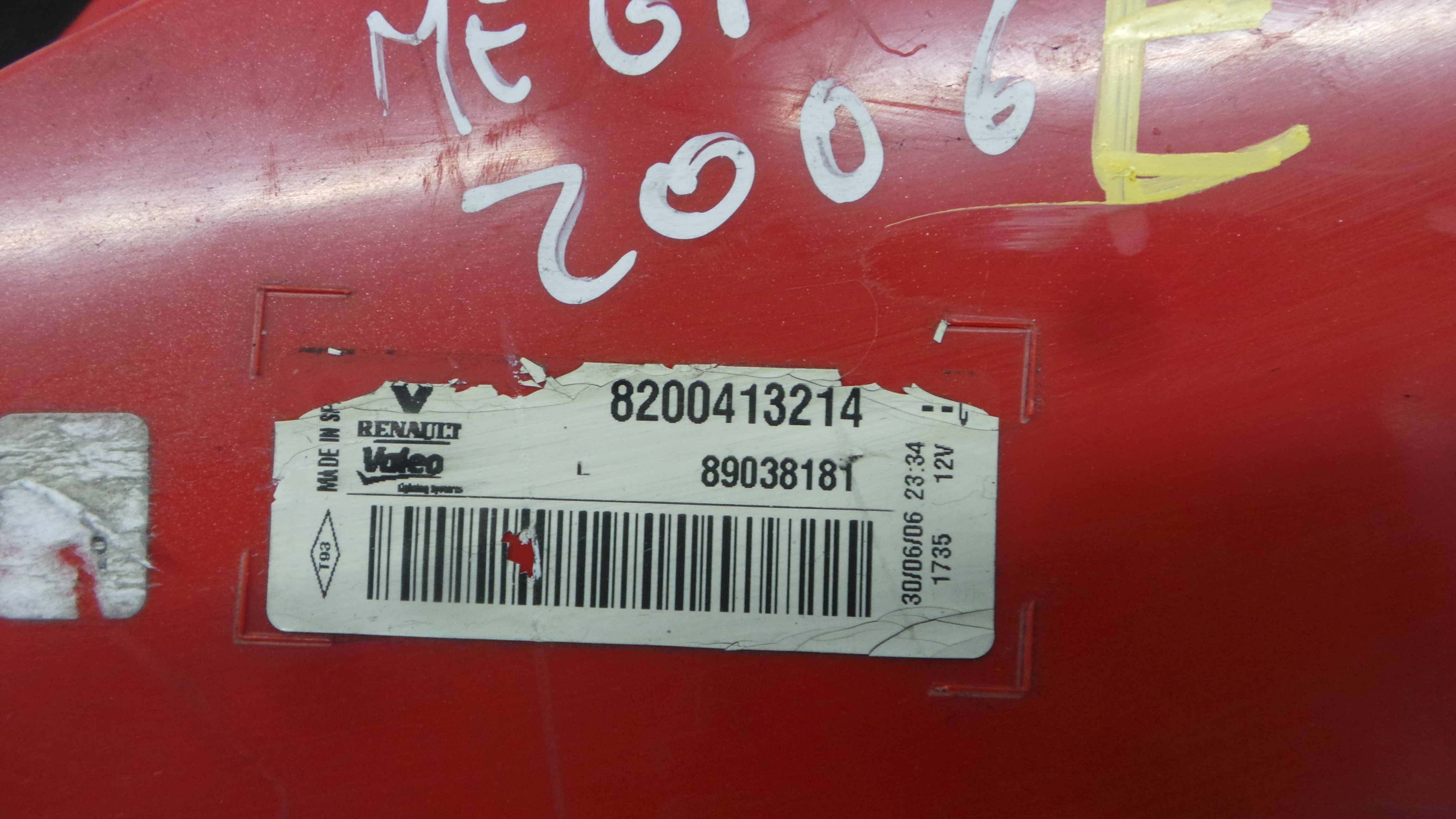 Farolim Stop Esq 8200413214 - RENAULT MEGANE II (BM0/1_, CM0/1_)-37076151