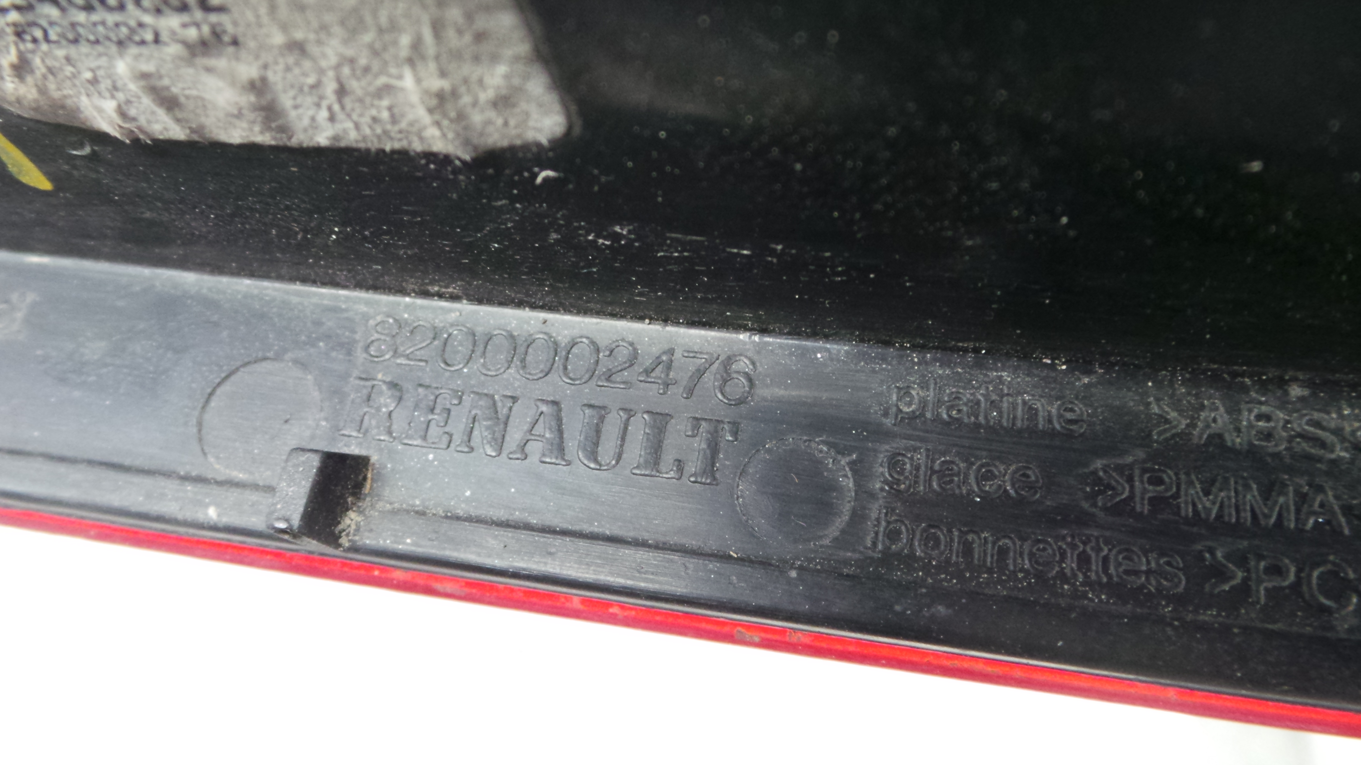 Farolim Mala Trás Dto 8200002476 - RENAULT LAGUNA II (BG0/1_)-37076352