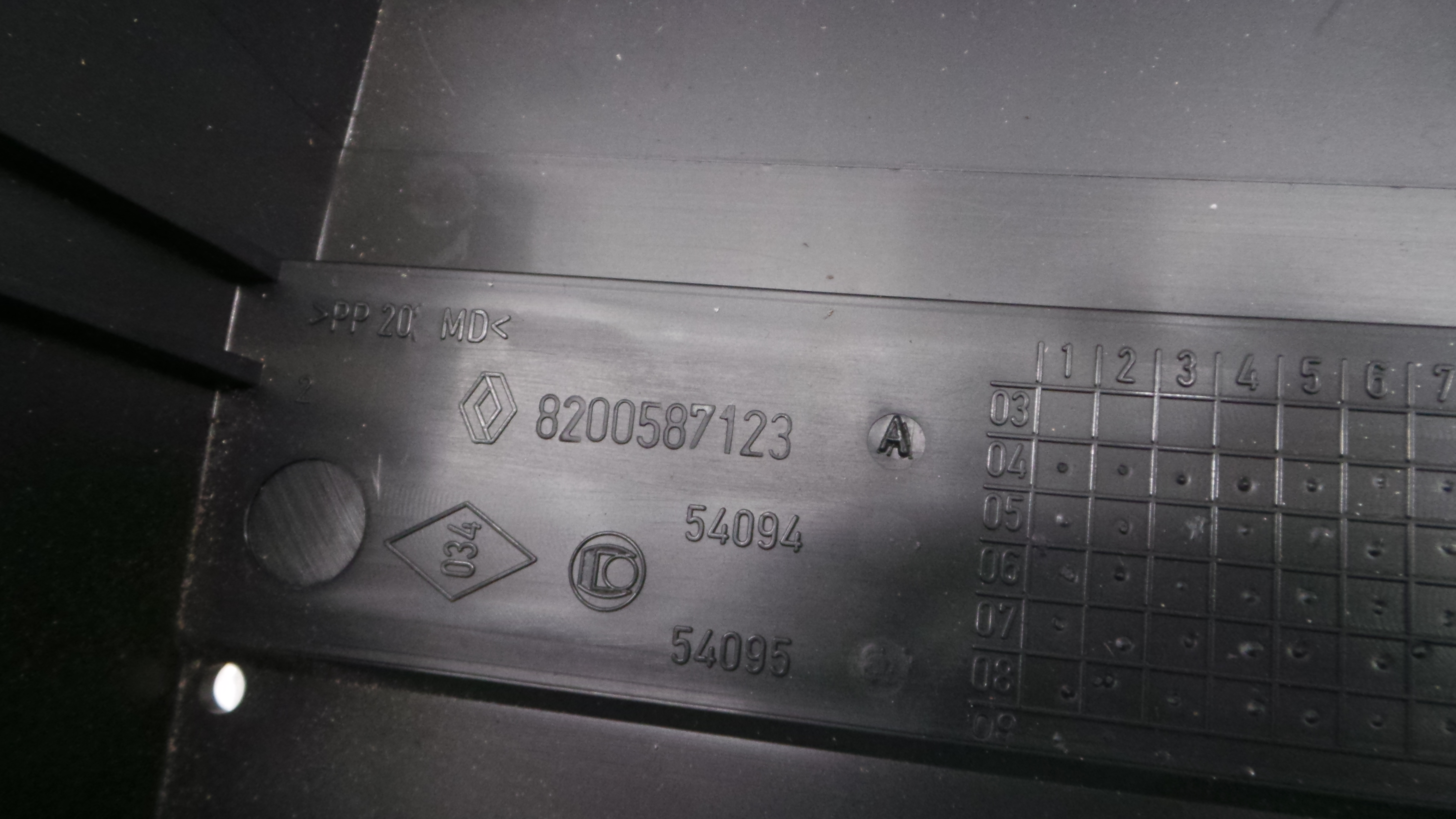 Caixa de Fusiveis 8200587123A - RENAULT CLIO III (BR0/1, CR0/1)-37100063