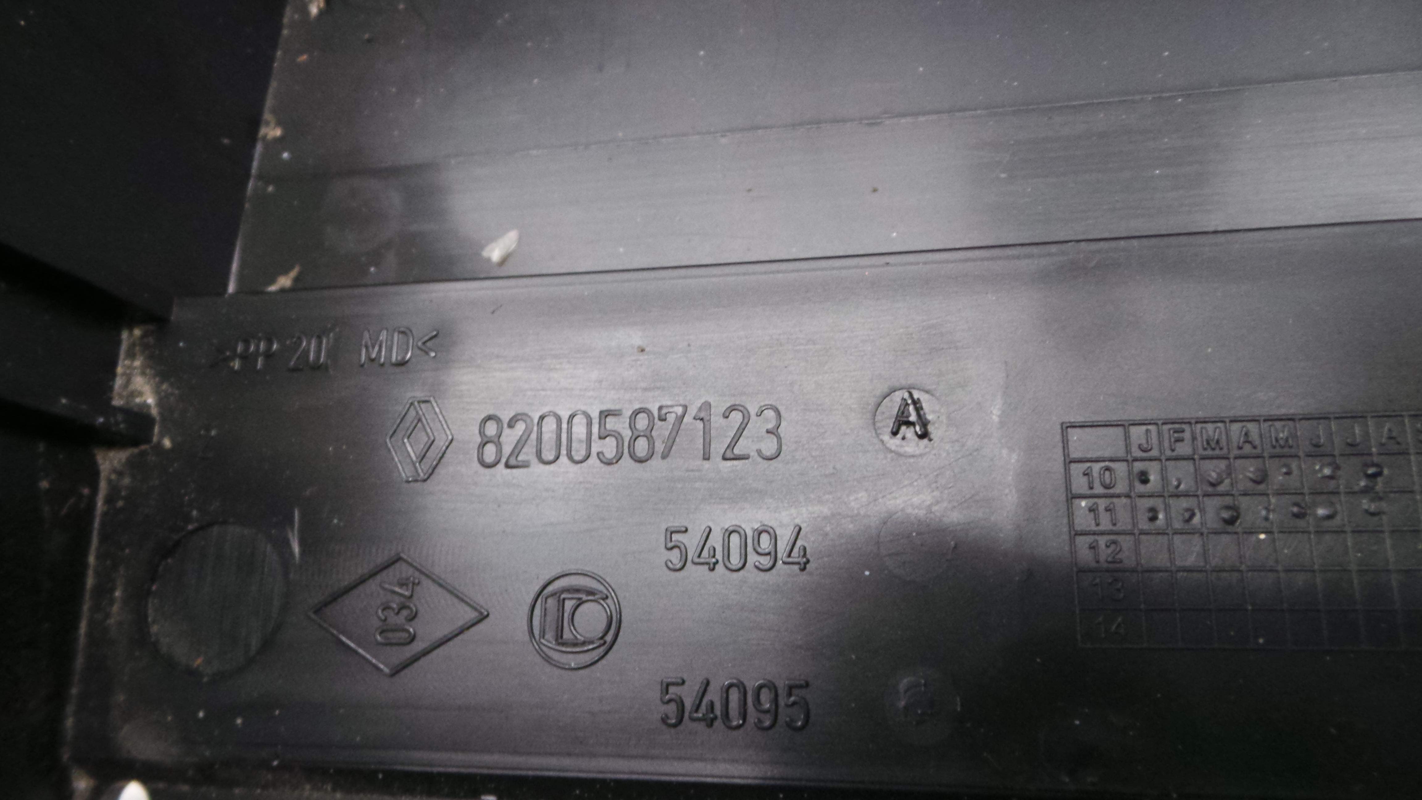 Caixa de Fusiveis 8200587123A - RENAULT CLIO III (BR0/1, CR0/1)-37100067