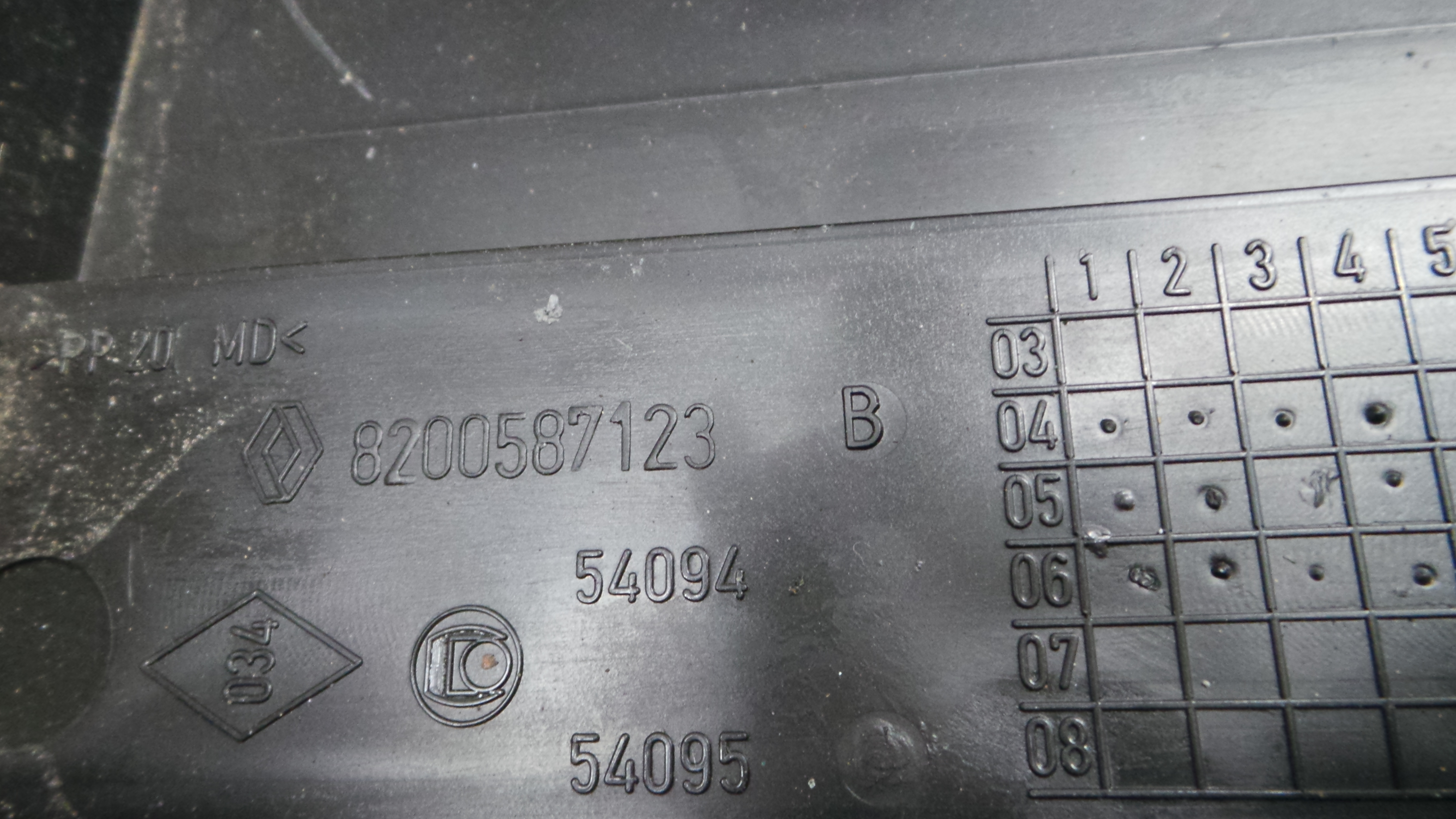 Caixa de Fusiveis 8200587123B - RENAULT CLIO III (BR0/1, CR0/1)-37101131