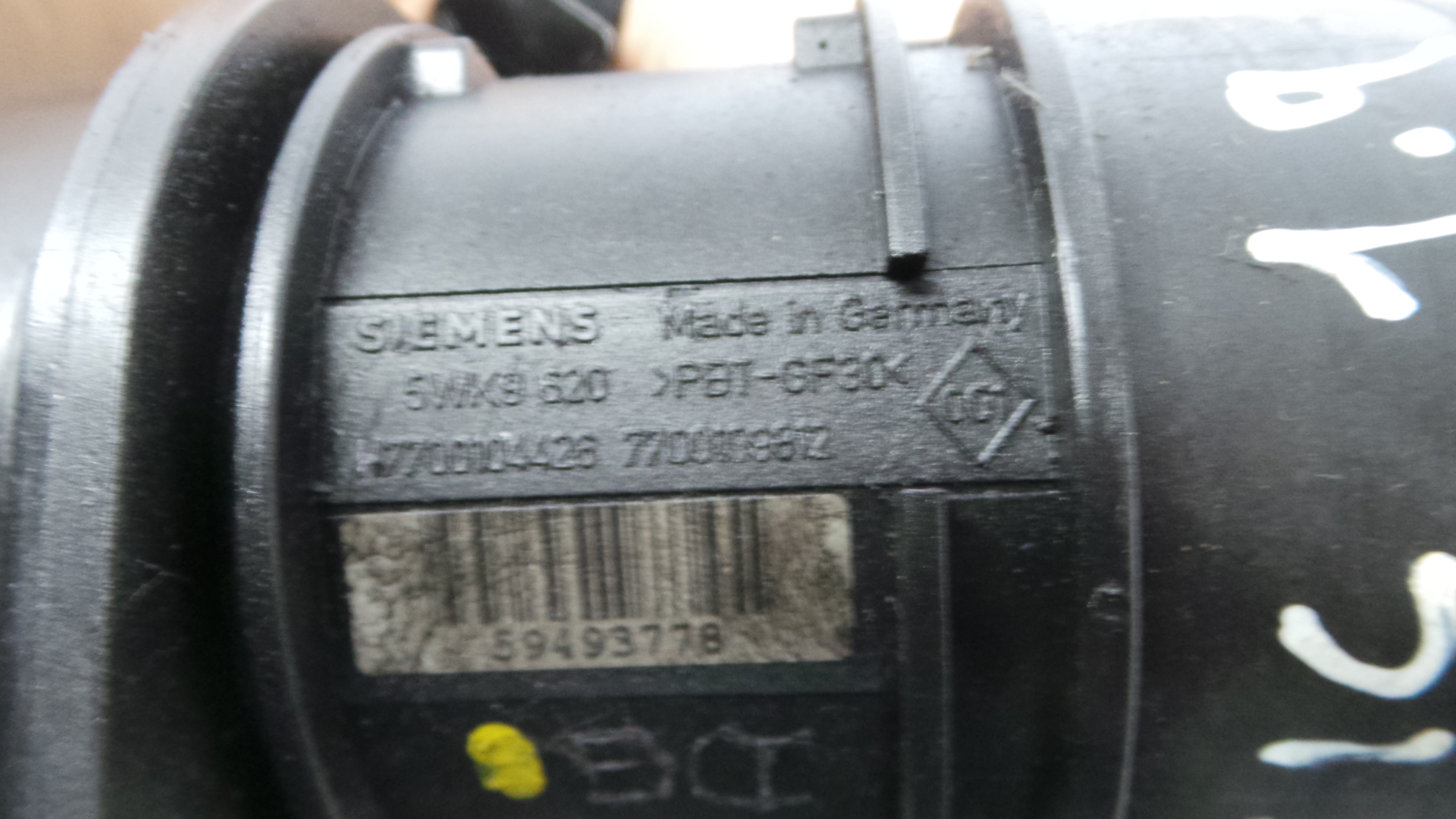 Medidor de Massa de Ar 7700104426 - RENAULT SCÉNIC III (JZ0/1_)-37140094