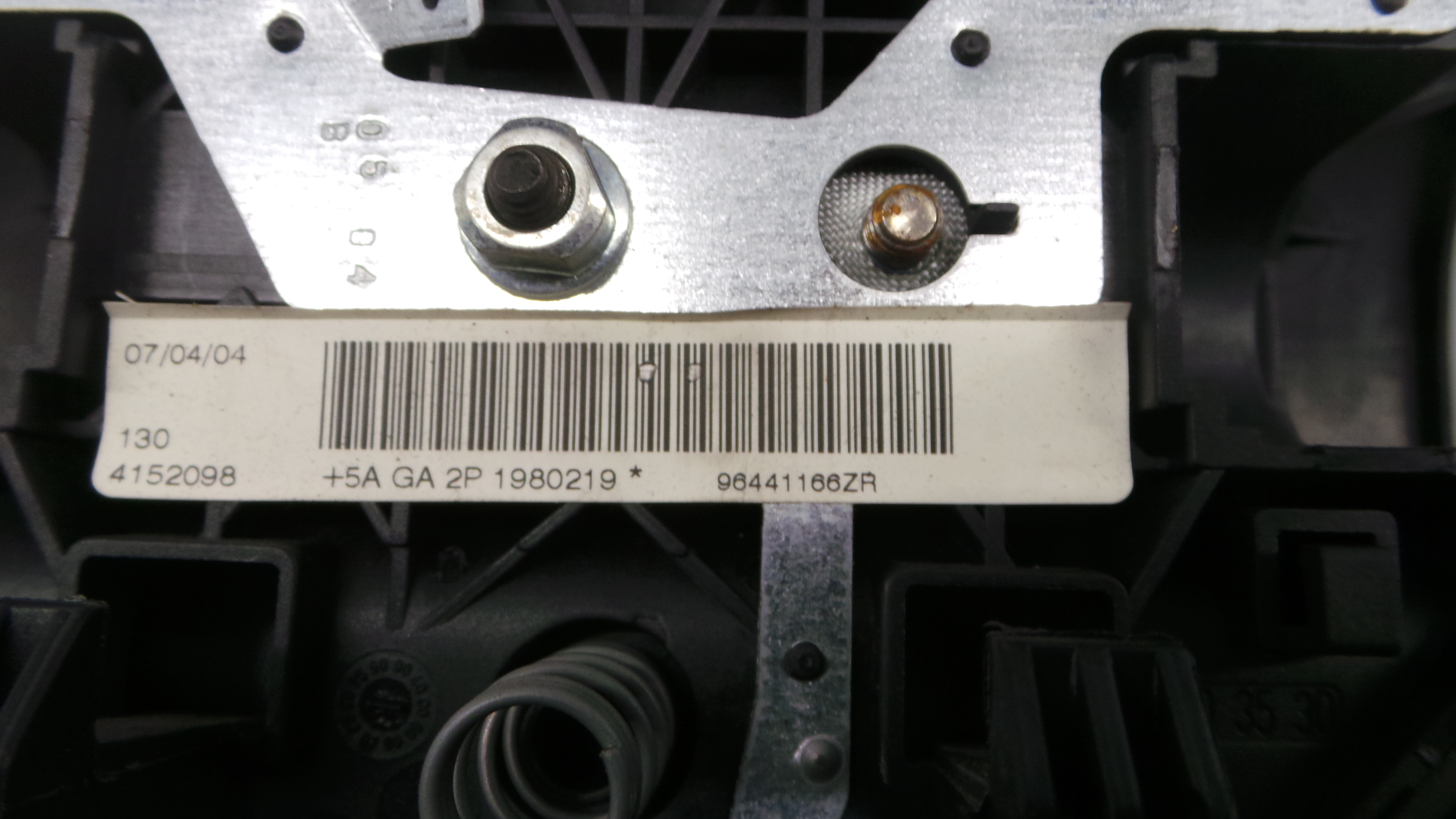 Airbag Volante 96441166ZR - PEUGEOT 206 Hatchback (2A/C)-37140404