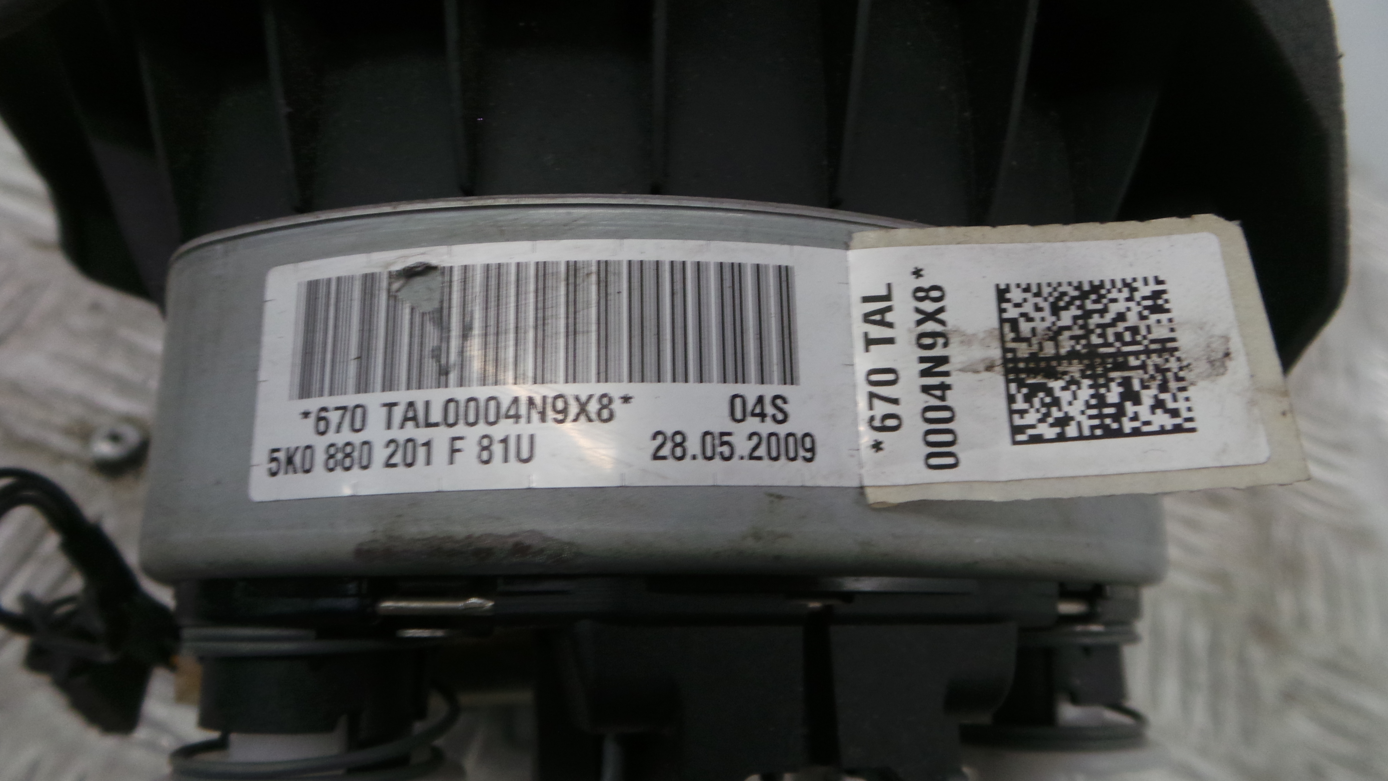 Airbag Volante 5K0880201F - VW POLO V (6R1, 6C1)-37637185