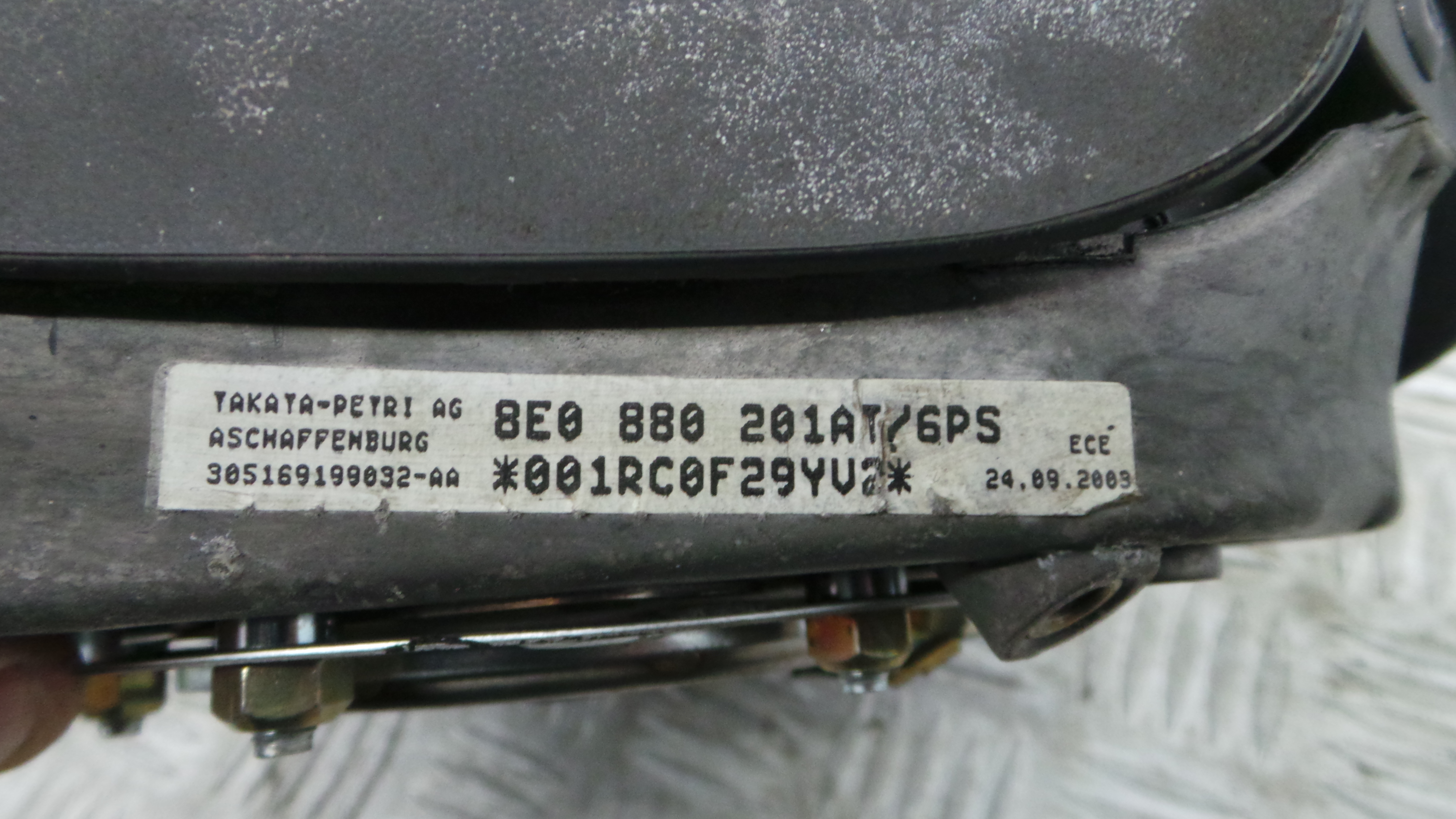 Airbag Volante 8E0880201AT - AUDI A4 B6 (8E2)-37643528