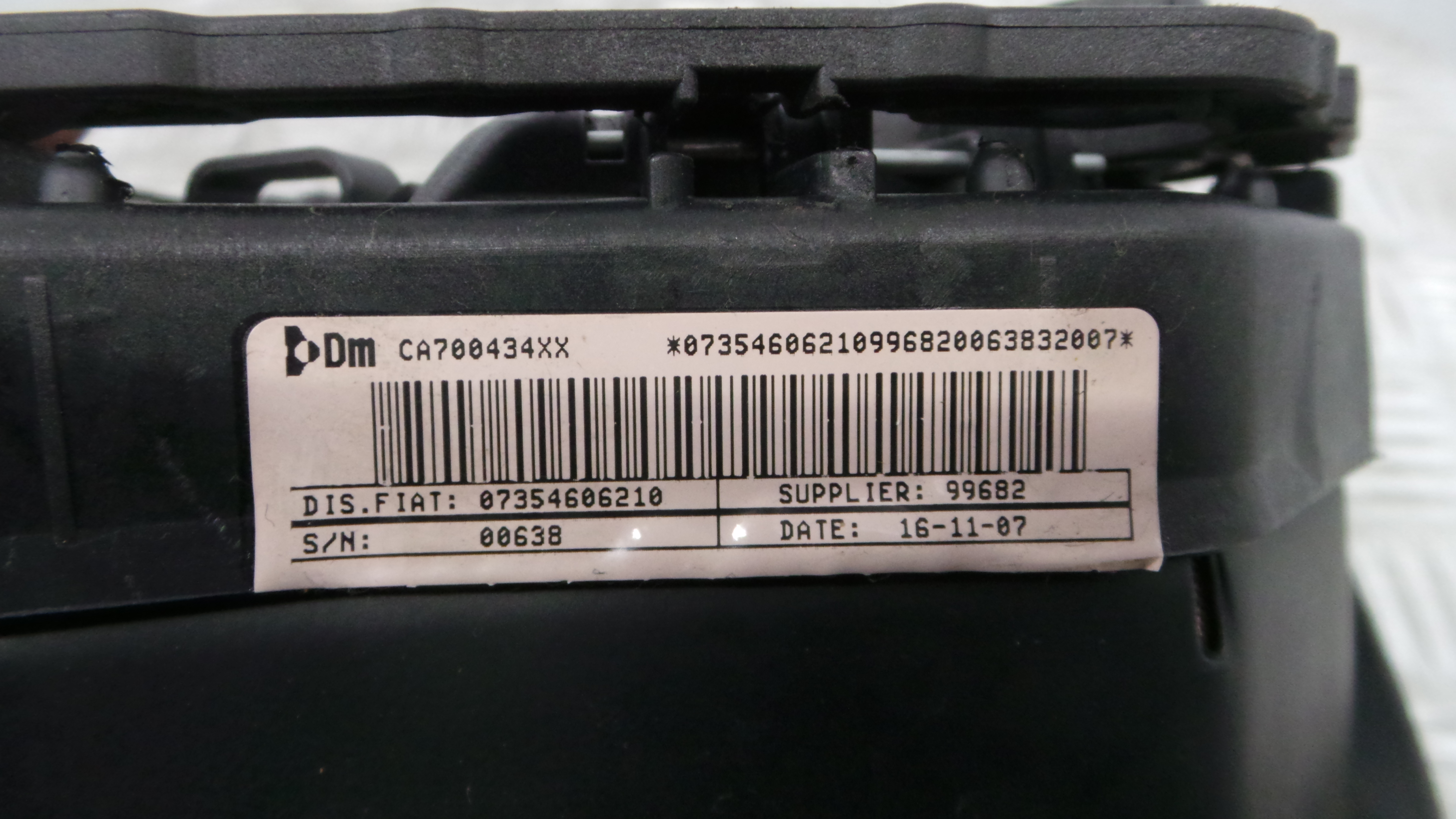 Airbag Volante 07354606210 - FIAT GRANDE PUNTO (199_)-37656280