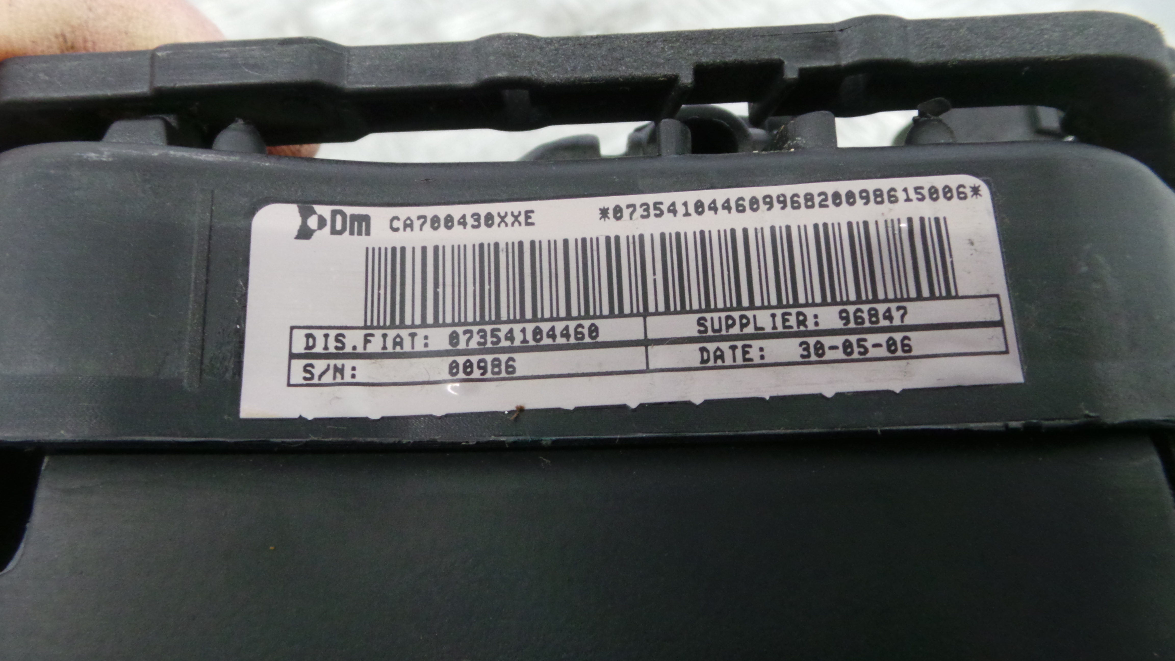 Airbag Volante 07354104460 - FIAT PUNTO (188_)-37656283