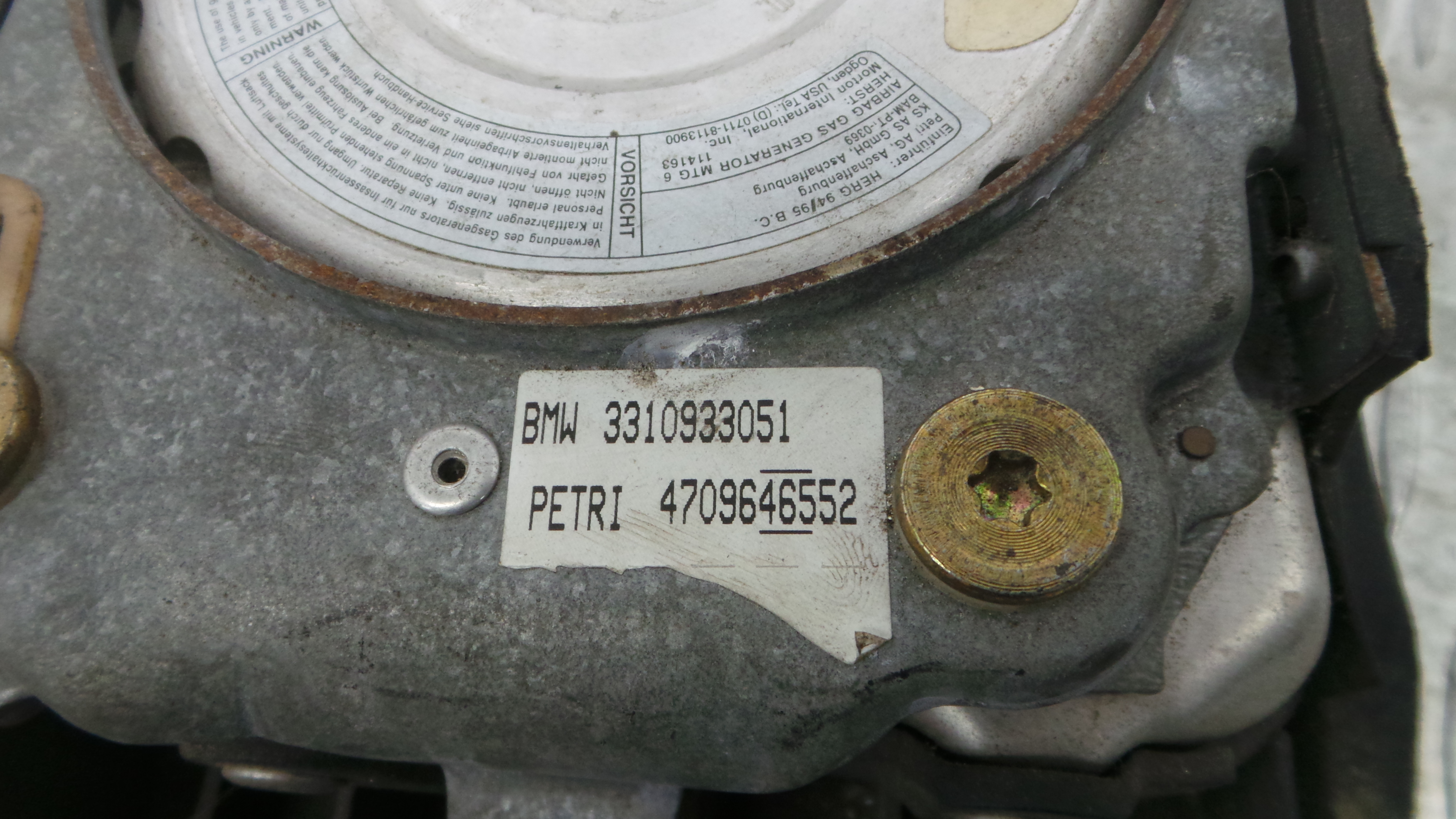 Airbag Volante 33.10-933051 - BMW 3 (E36)-37796571