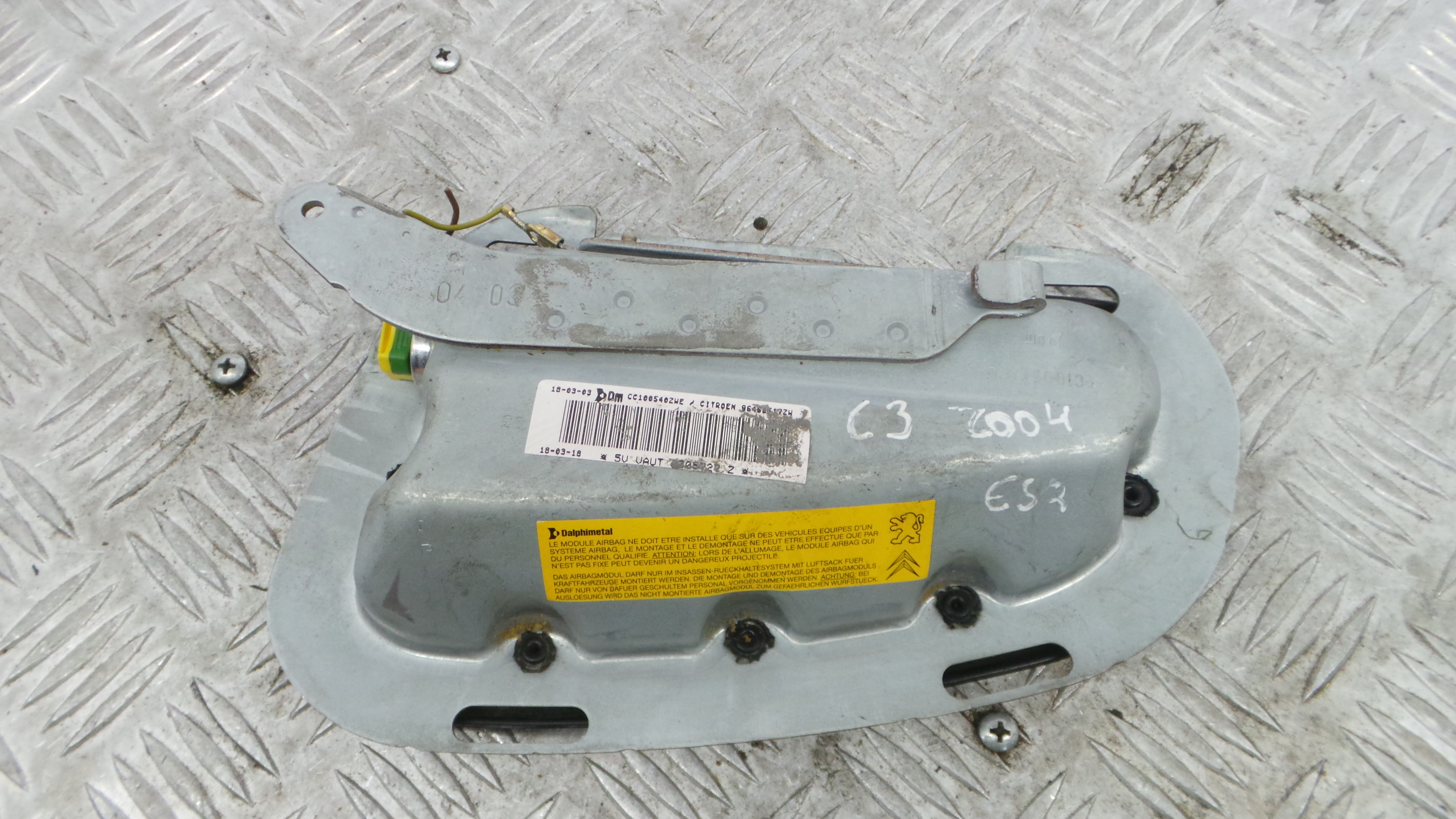 Airbag Banco Esq  - CITROËN C3 I (FC_, FN_)-37815938