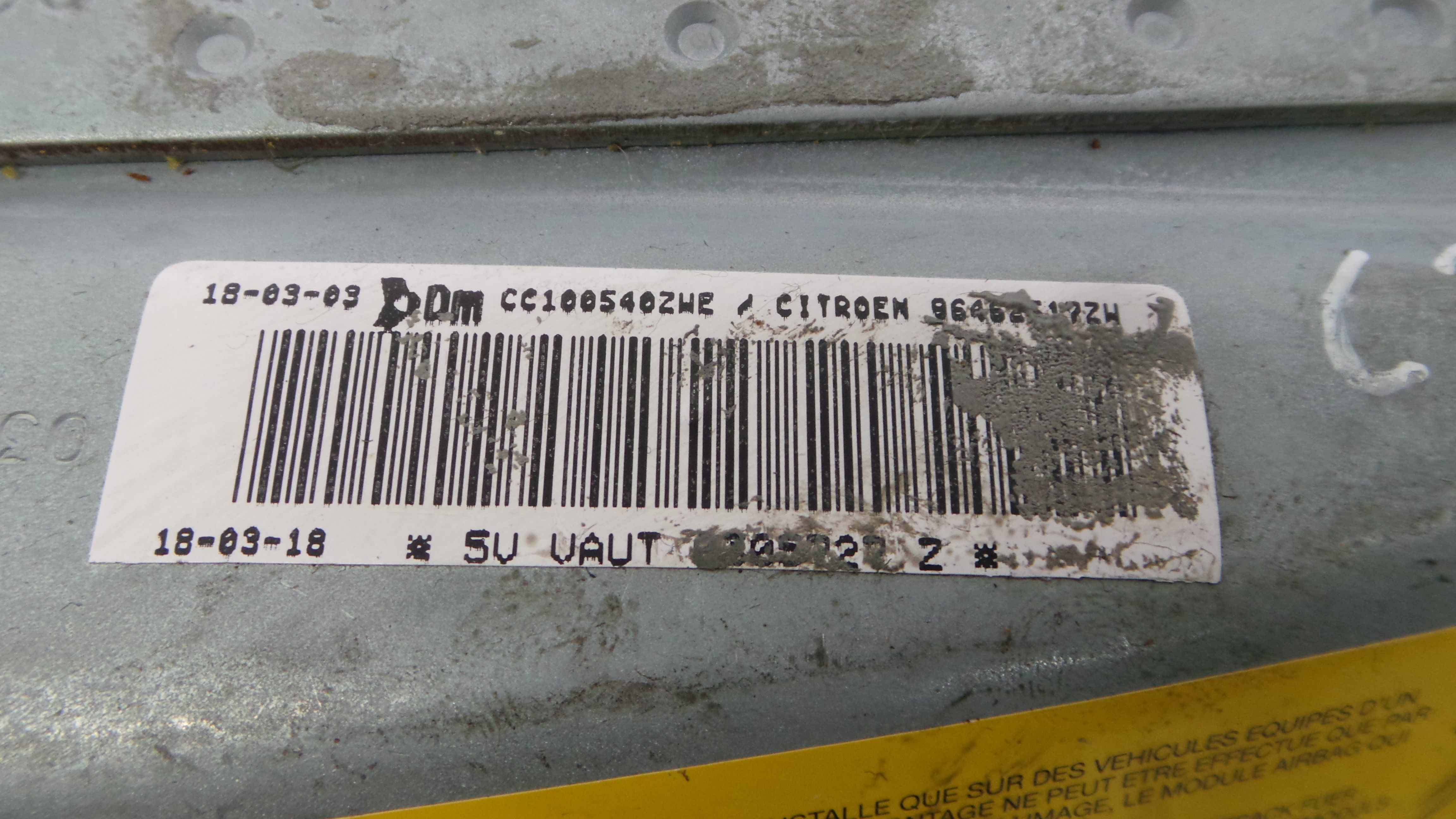 Airbag Banco Esq  - CITROËN C3 I (FC_, FN_)-37815938