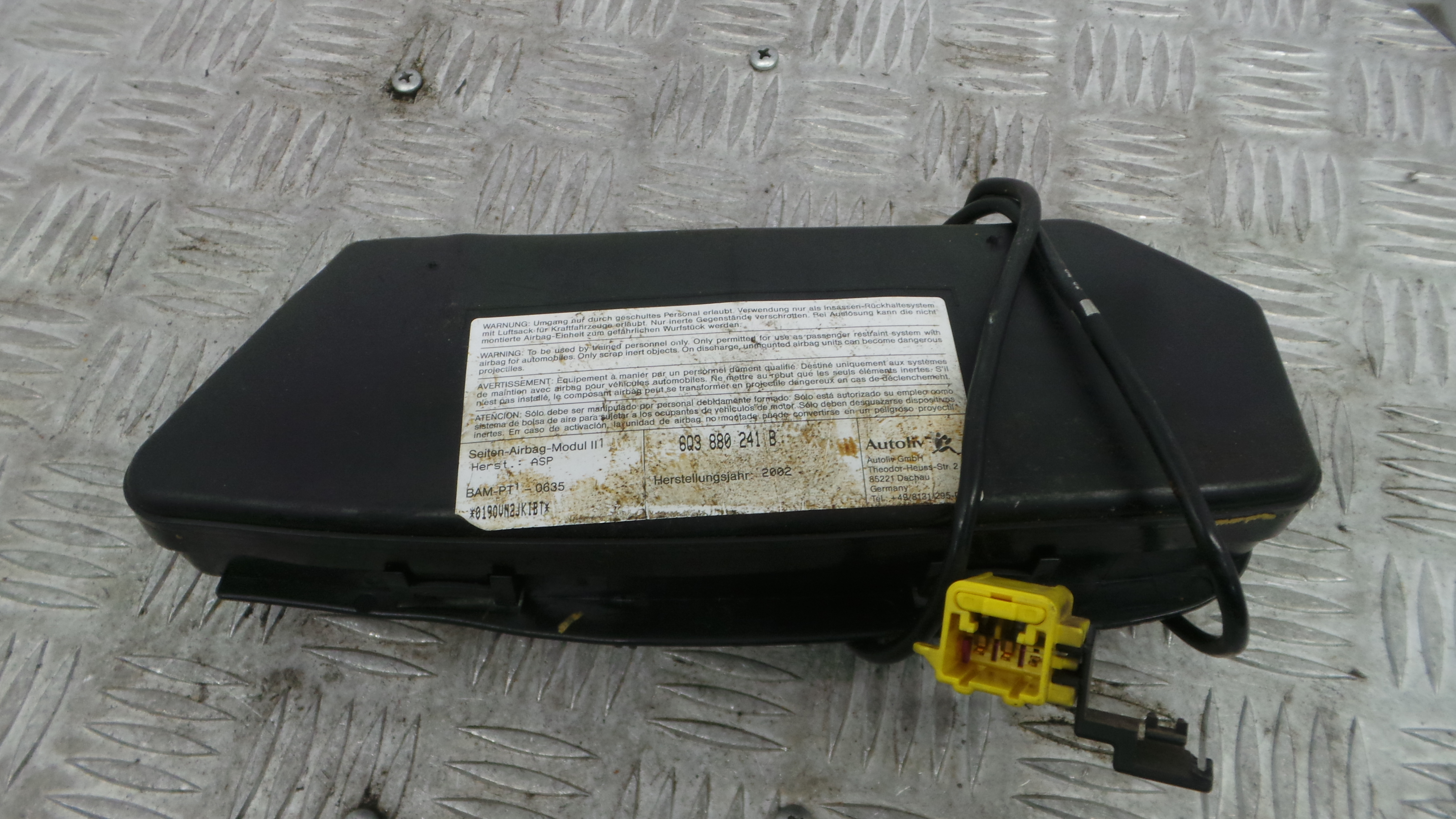 Airbag Banco Esq 6Q3880241B - VW POLO (9N_, 9A_)-37816097