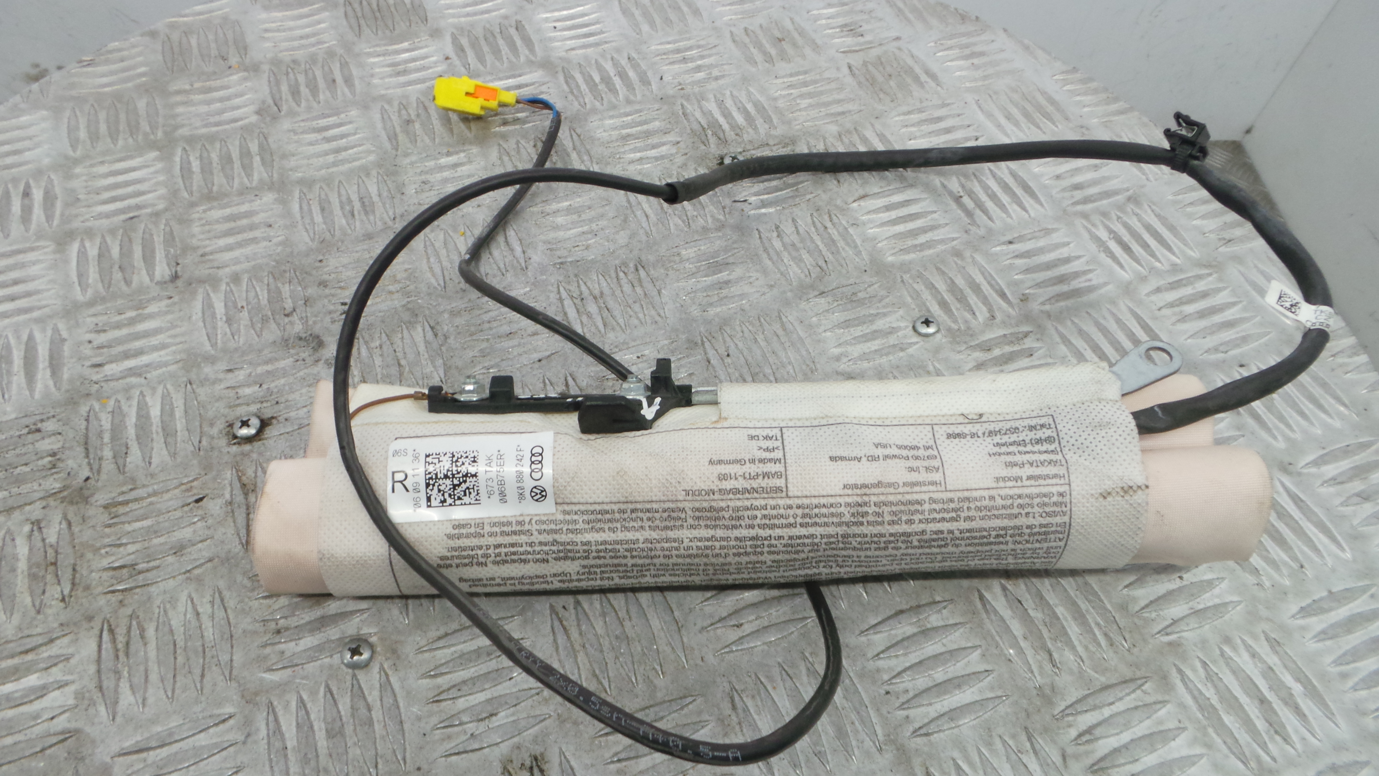 Airbag Banco Dto 8K080242F - AUDI A4 B8 (8K2)-37816163