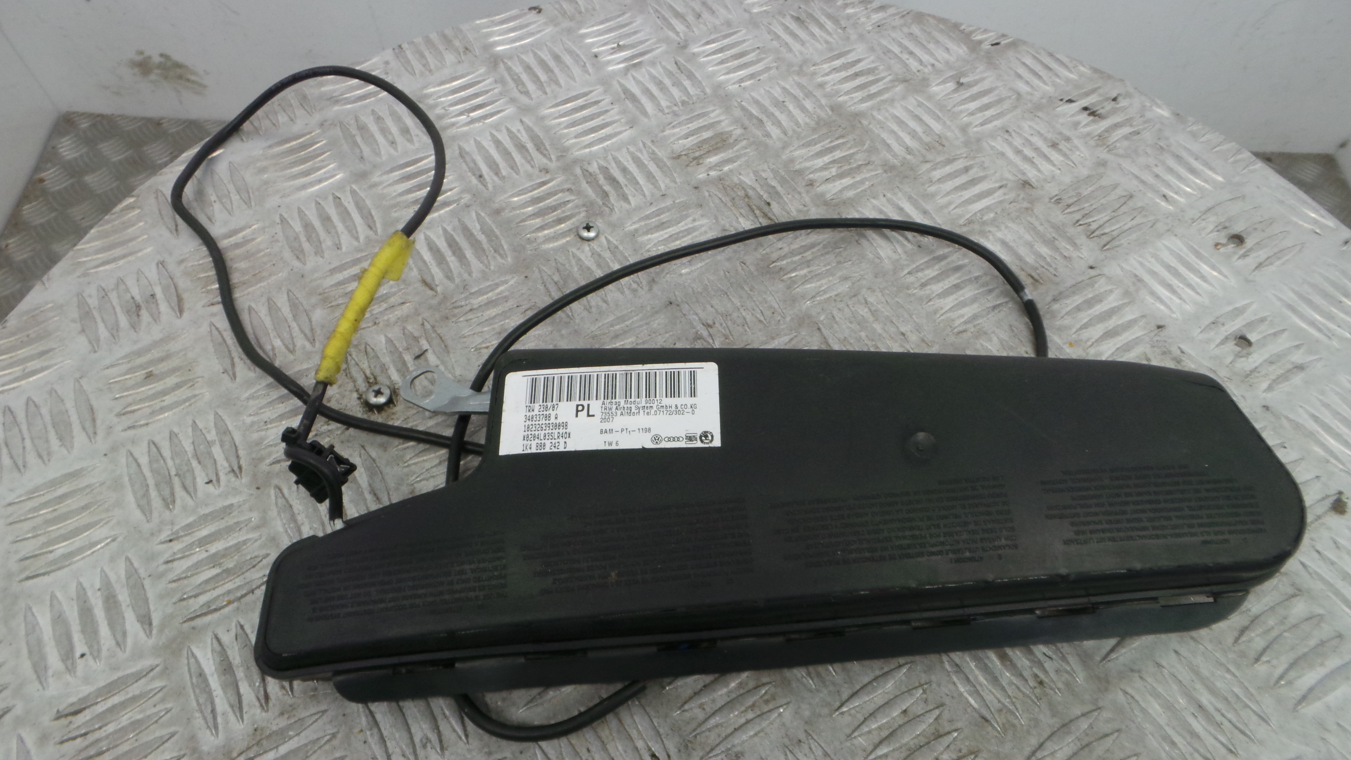 Airbag Banco Dto 1K4880242D - VW GOLF V (1K1)-37816172