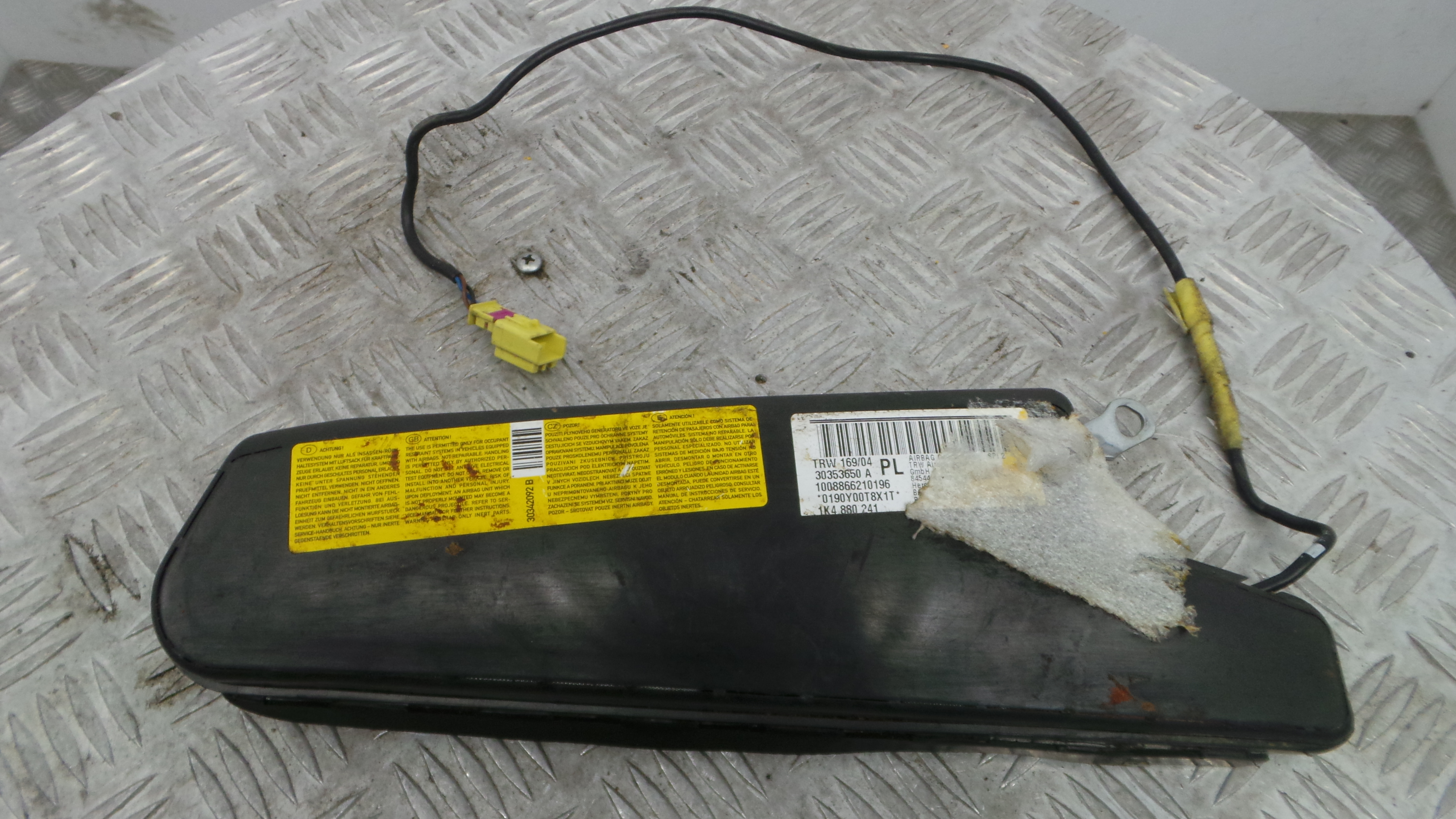 Airbag Banco Esq 1K4880241 - VW GOLF V (1K1)-37816181