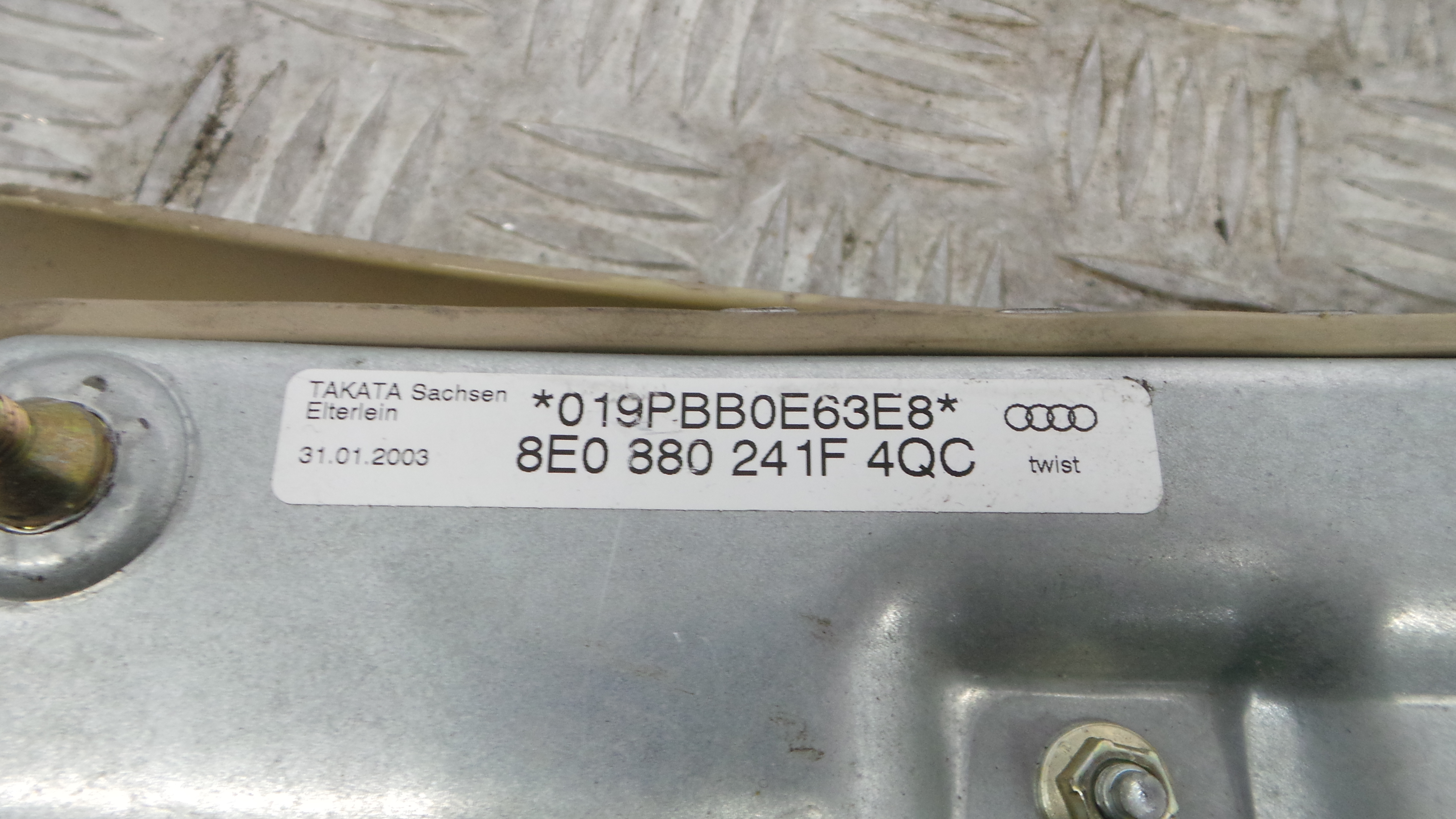 Airbag Banco Esq 8E0880241F - AUDI A4 B6 (8E2)-37816344