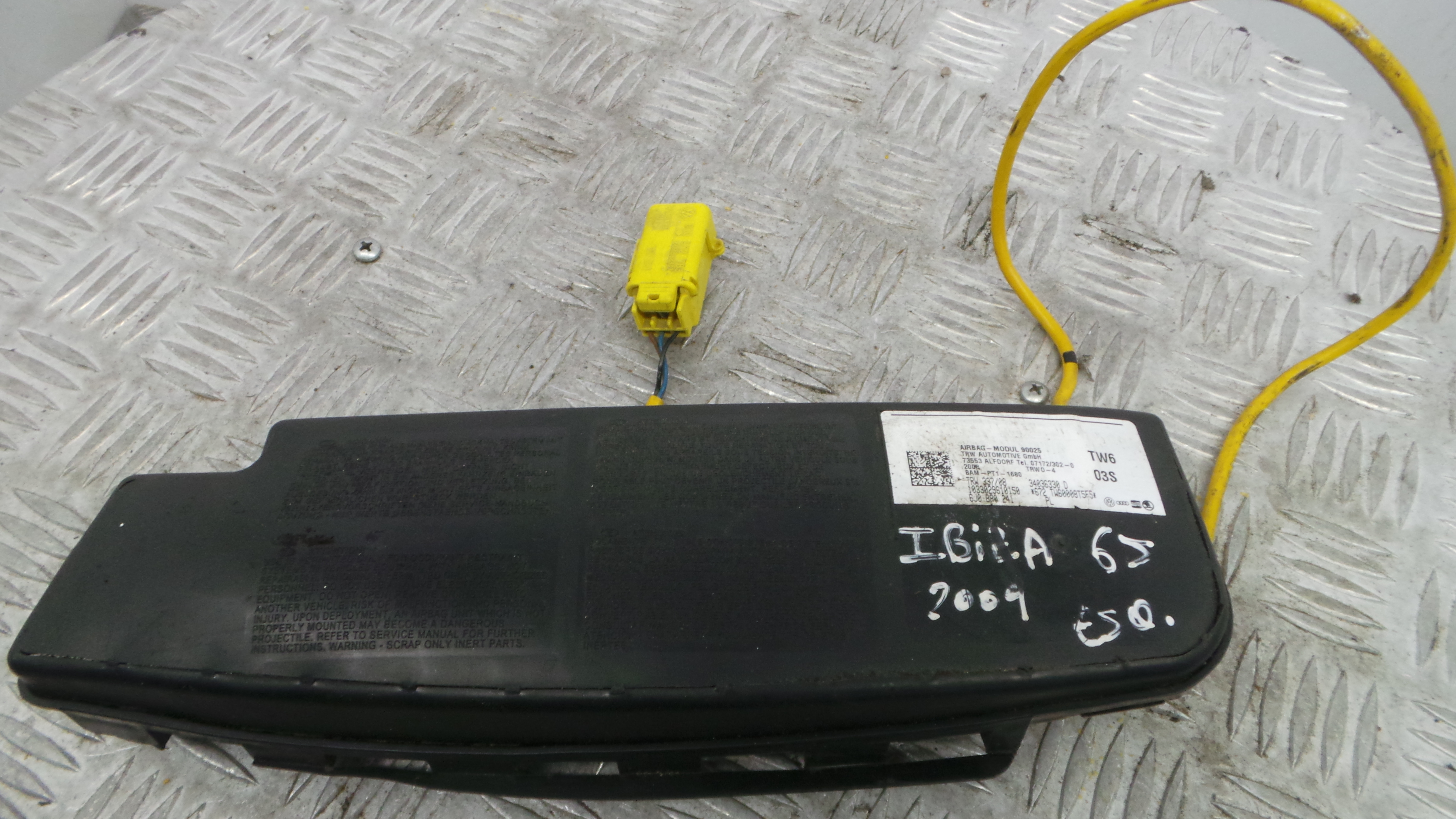 Airbag Banco Esq 6J0880241 - SEAT IBIZA IV (6J5, 6P1), IBIZA Mk IV (6J5, 6P1)-37816413 Airbag Banco Esq 6J0880241 - SEAT IBIZA IV (6J5, 6P1), IBIZA Mk IV (6J5, 6P1)-37816413