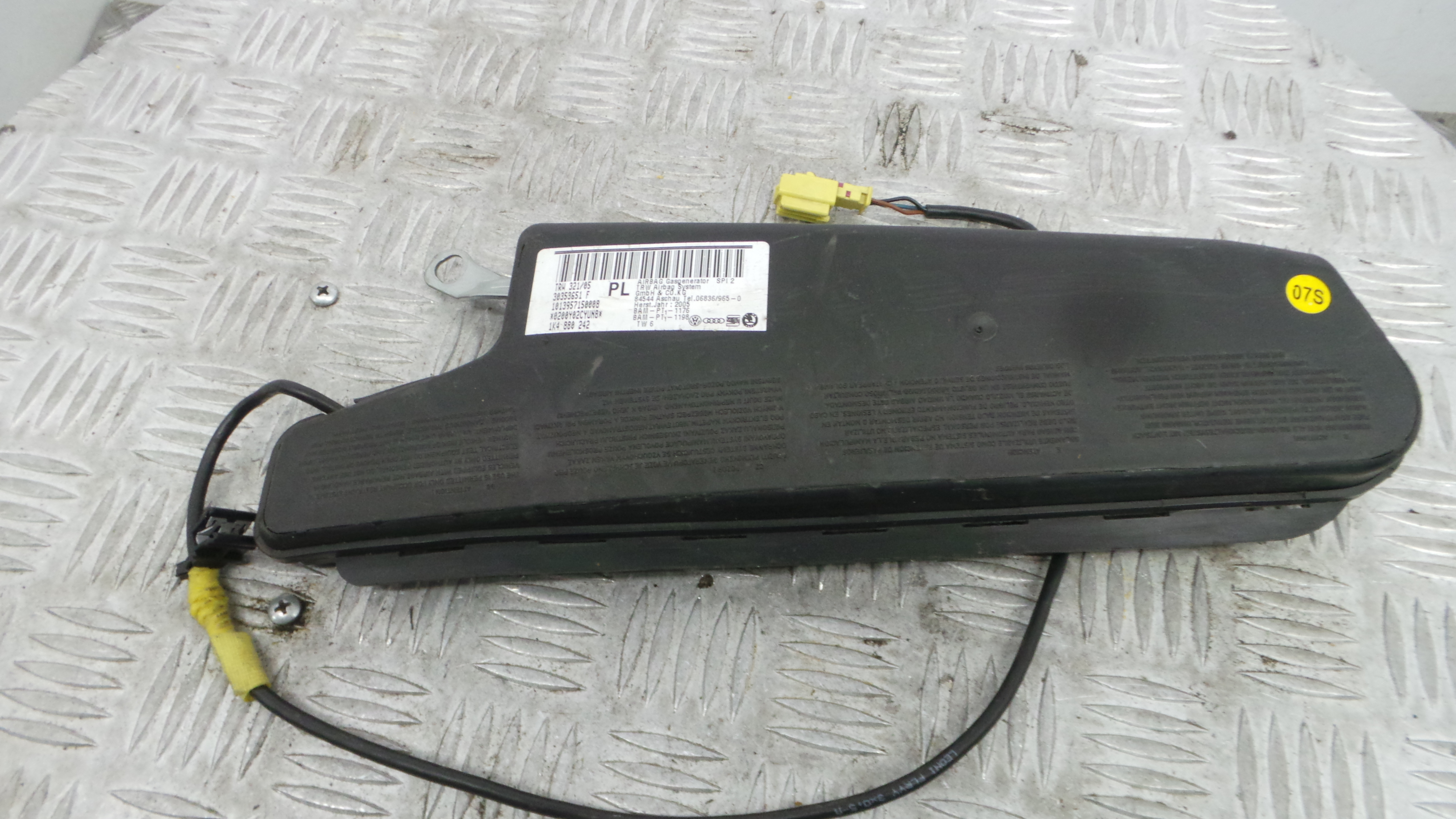 Airbag Banco Dto 1K4880242 - SEAT LEON (1P1)-37816425 Airbag Banco Dto 1K4880242 - SEAT LEON (1P1)-37816425