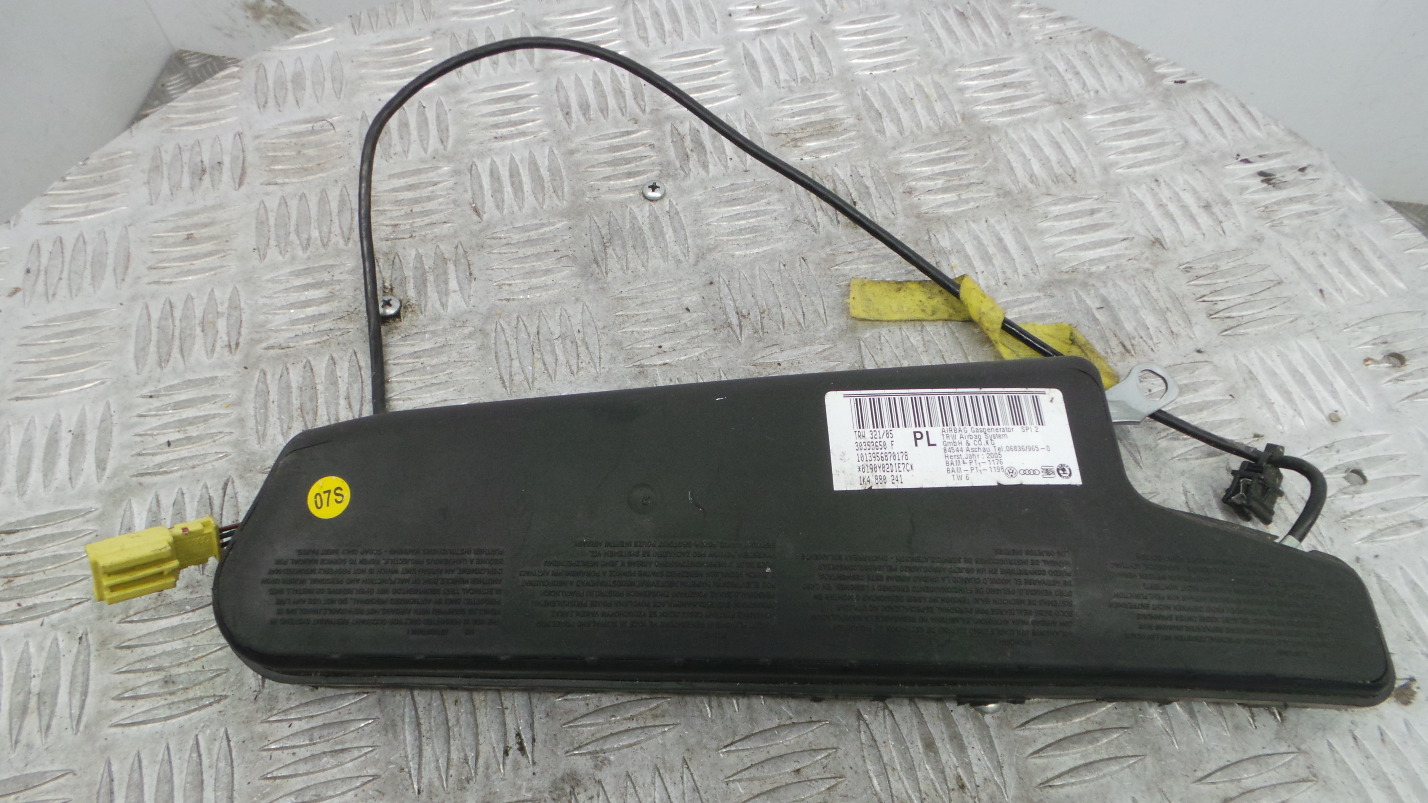 Airbag Banco Esq 1K4880241 - SEAT LEON (1P1)-37816482 Airbag Banco Esq 1K4880241 - SEAT LEON (1P1)-37816482