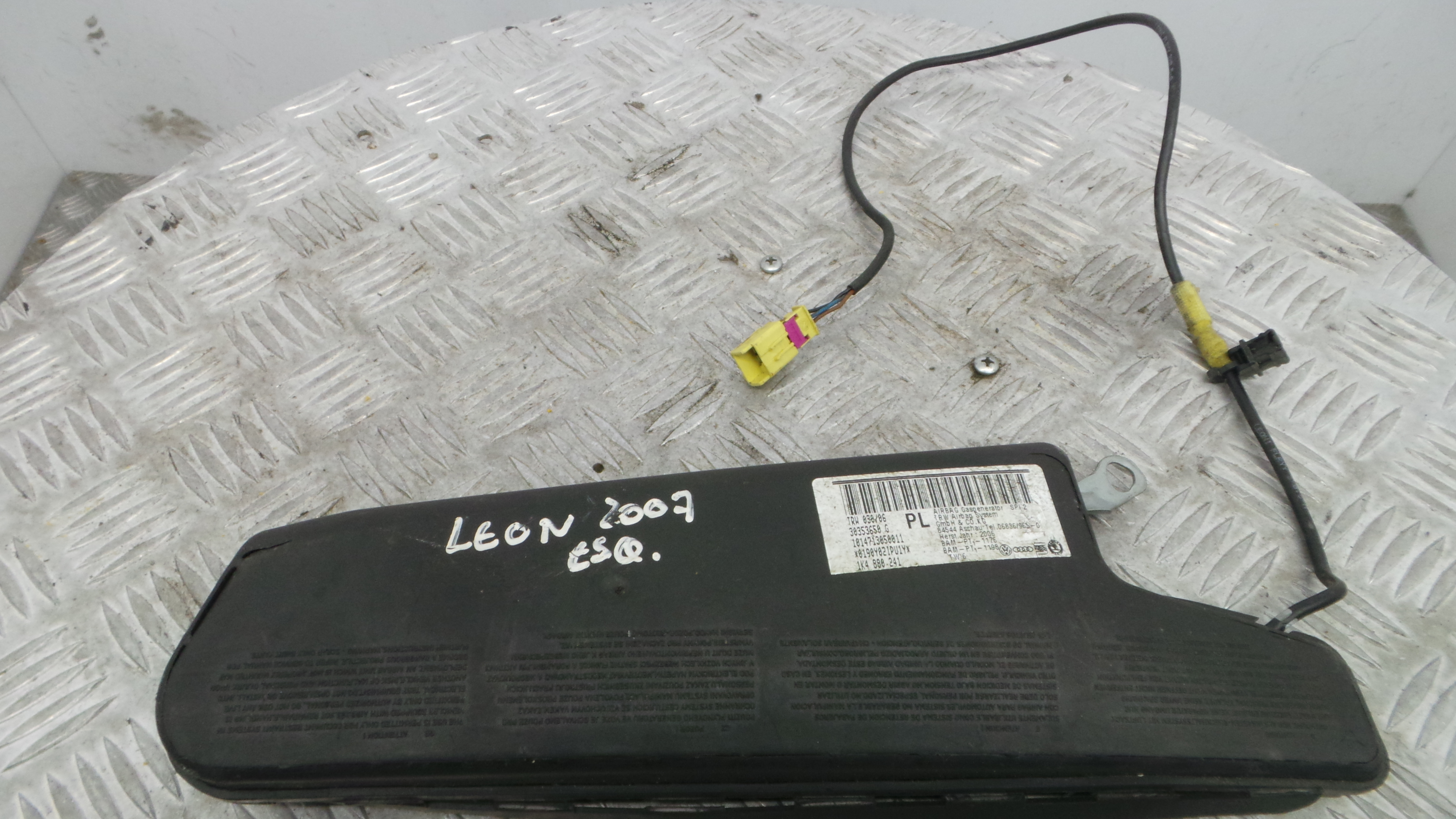 Airbag Banco Esq 1K4880241 - SEAT LEON (1P1)-37816497 Airbag Banco Esq 1K4880241 - SEAT LEON (1P1)-37816497