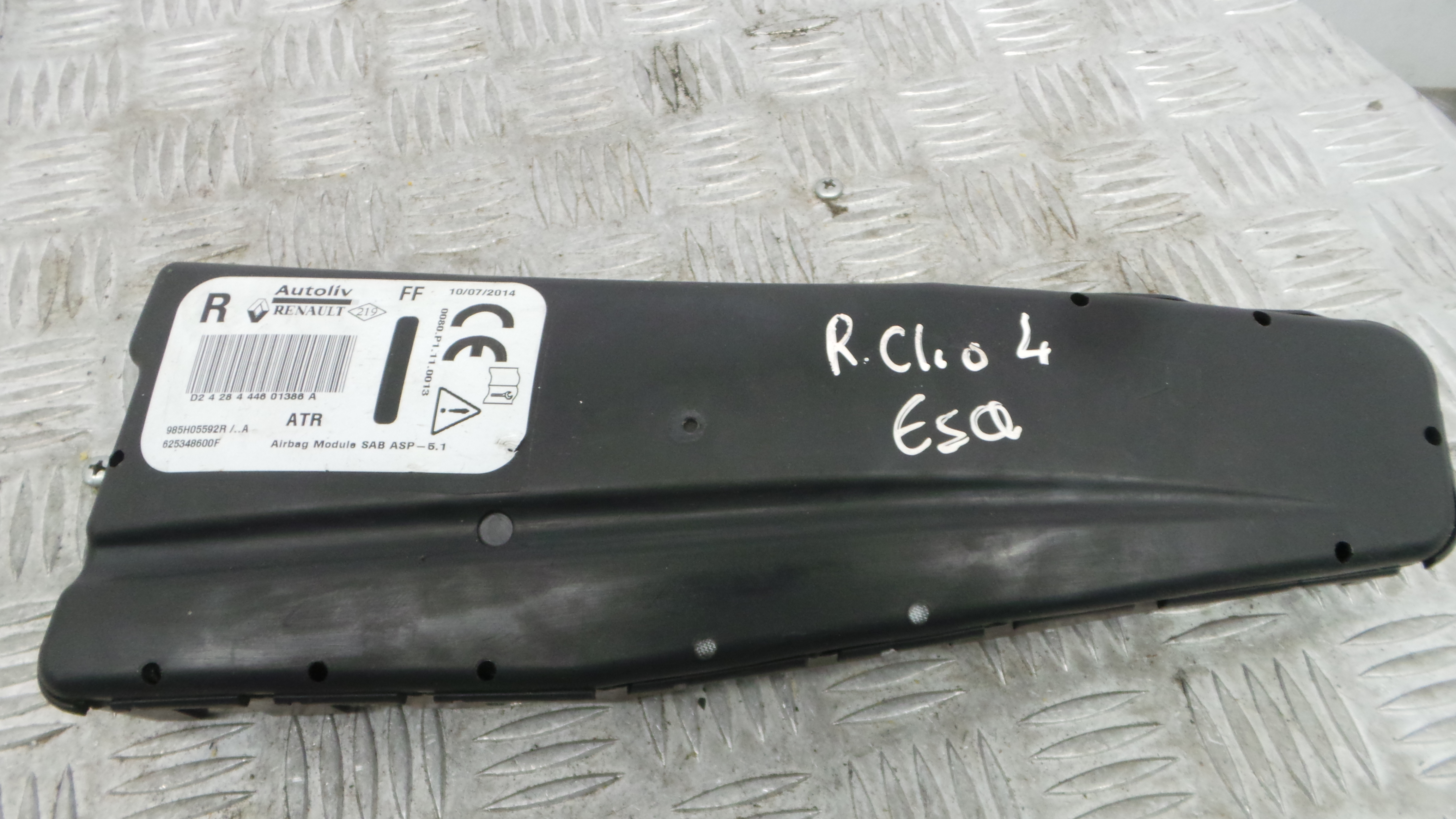Airbag Banco Esq 625348600F - RENAULT CLIO IV (BH_)-37816630