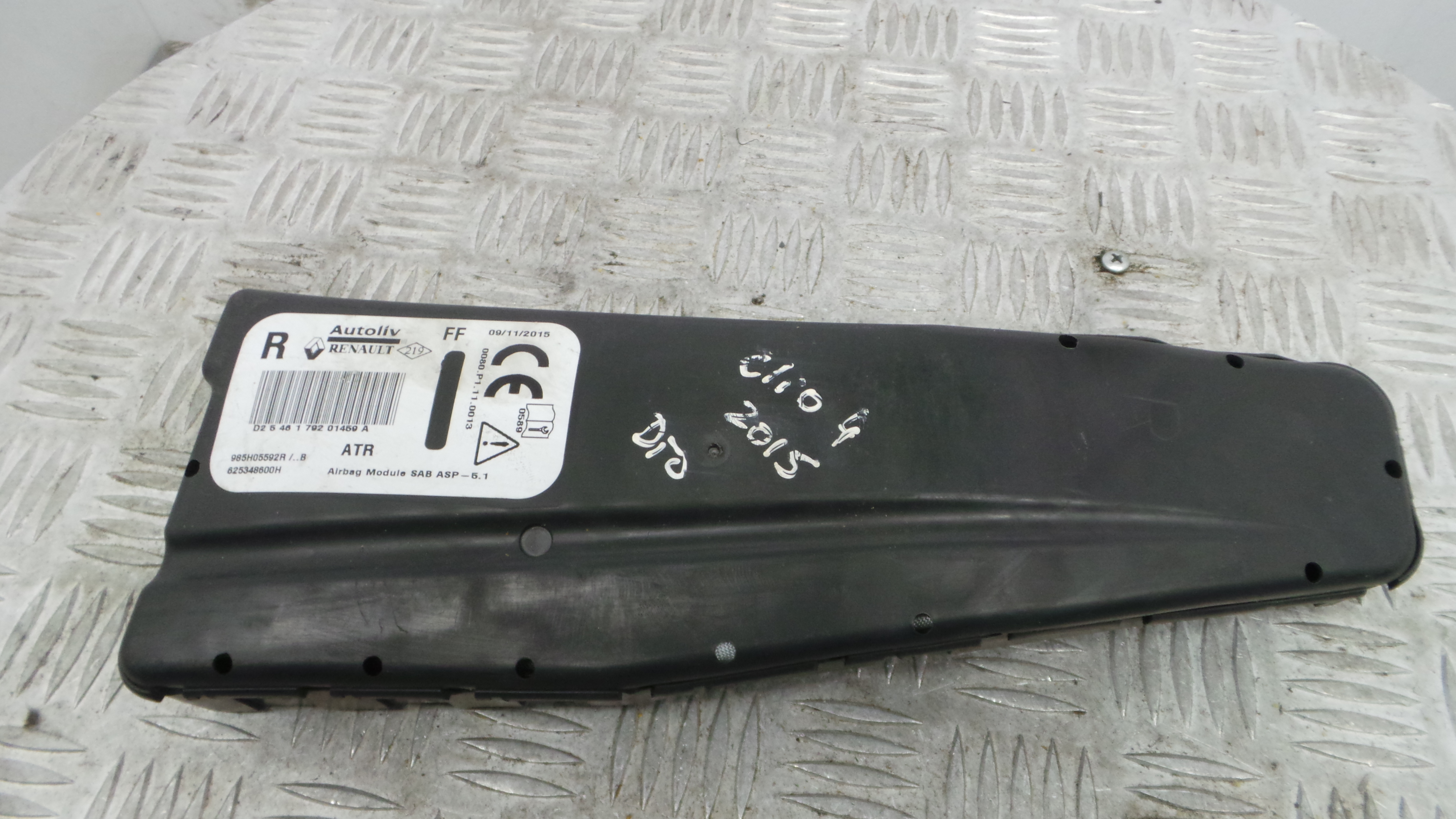 Airbag Banco Dto 625348600H - RENAULT CLIO IV (BH_)-37816651 Airbag Banco Dto 625348600H - RENAULT CLIO IV (BH_)-37816651