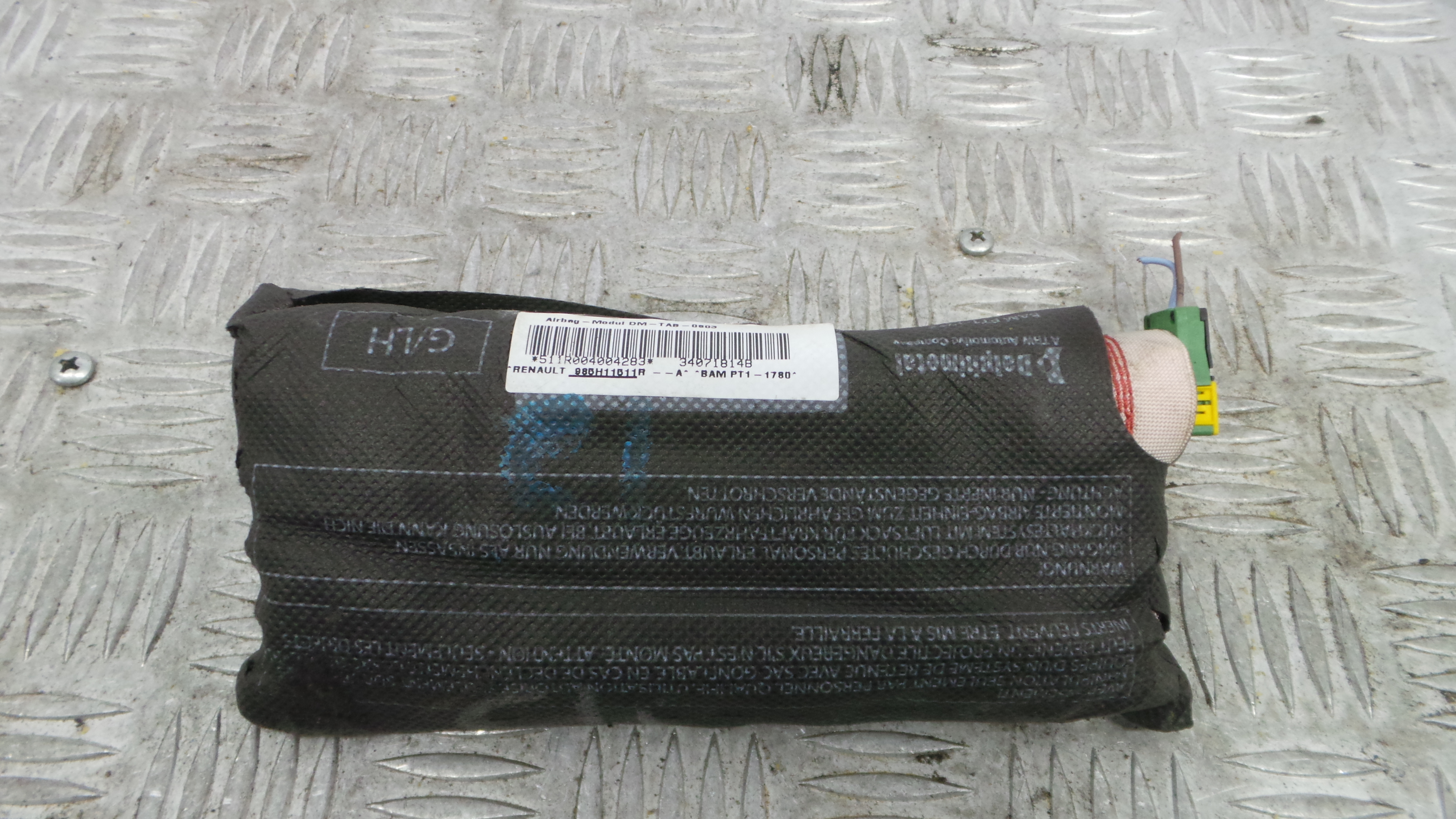 Airbag Banco Esq 985H11511R - RENAULT CLIO III (BR0/1, CR0/1)-37816696 Airbag Banco Esq 985H11511R - RENAULT CLIO III (BR0/1, CR0/1)-37816696