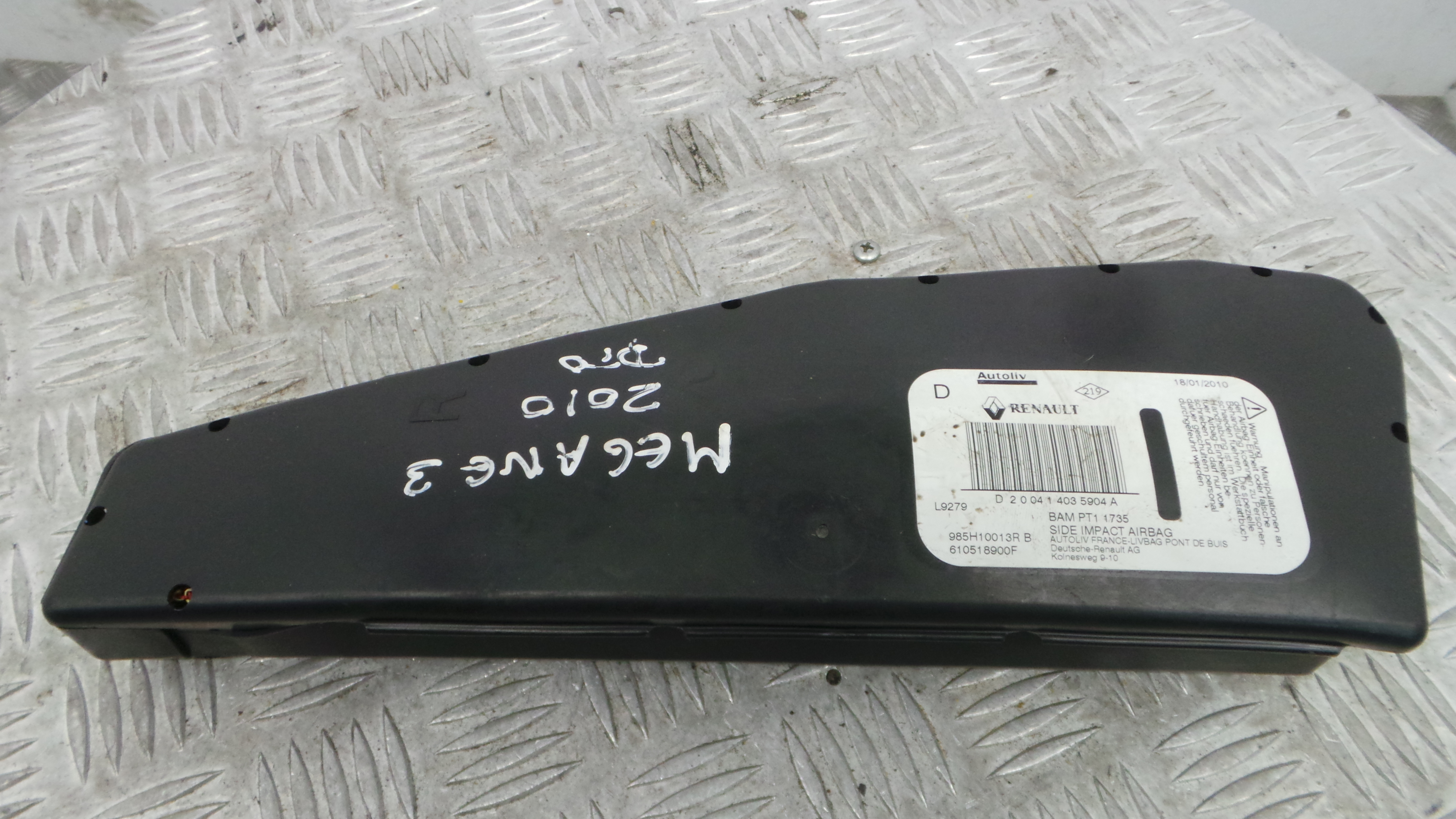Airbag Banco Dto 610518900F - RENAULT MEGANE III Hatchback (BZ0/1_, B3_)-37819935 Airbag Banco Dto 610518900F - RENAULT MEGANE III Hatchback (BZ0/1_, B3_)-37819935