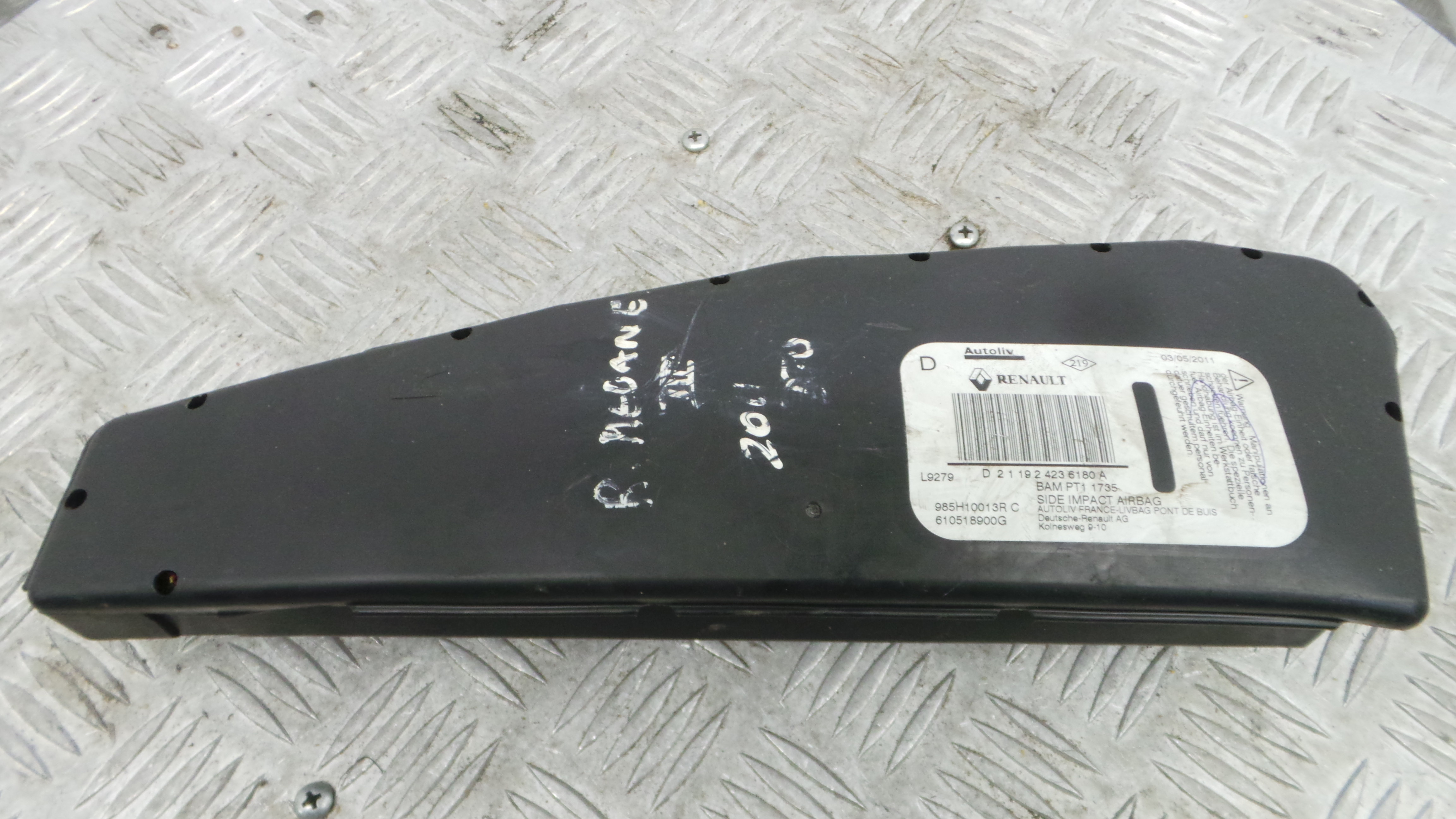 Airbag Banco Dto 610518900G - RENAULT MEGANE III Hatchback (BZ0/1_, B3_)-37819966 Airbag Banco Dto 610518900G - RENAULT MEGANE III Hatchback (BZ0/1_, B3_)-37819966