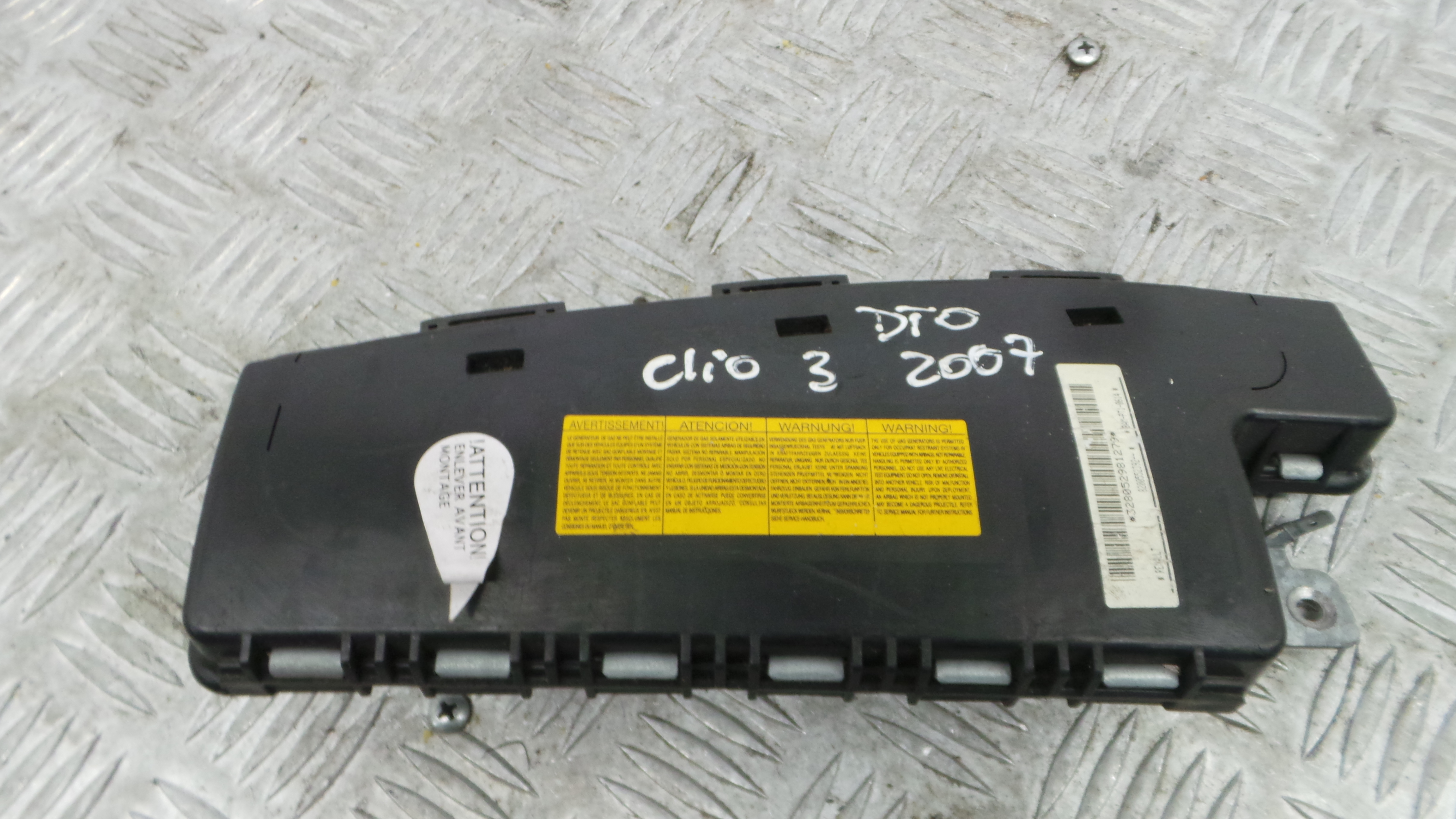 Airbag Banco Dto 8200552392 - RENAULT CLIO III (BR0/1, CR0/1)-37819972 Airbag Banco Dto 8200552392 - RENAULT CLIO III (BR0/1, CR0/1)-37819972