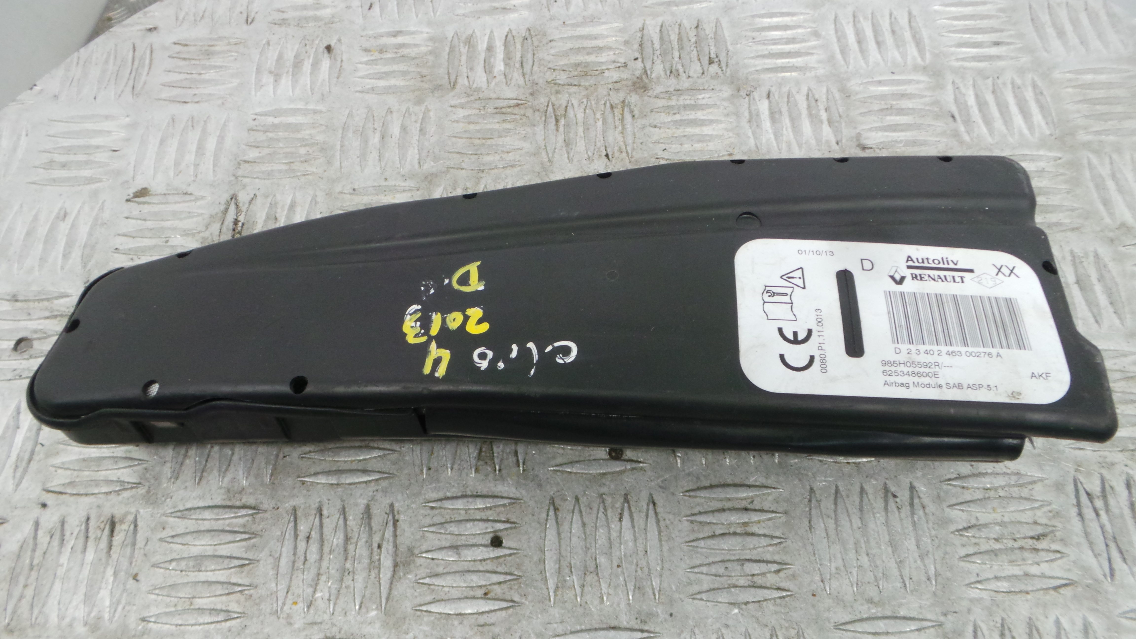 Airbag Banco Dto 625348600E - RENAULT CLIO IV (BH_)-37820064 Airbag Banco Dto 625348600E - RENAULT CLIO IV (BH_)-37820064