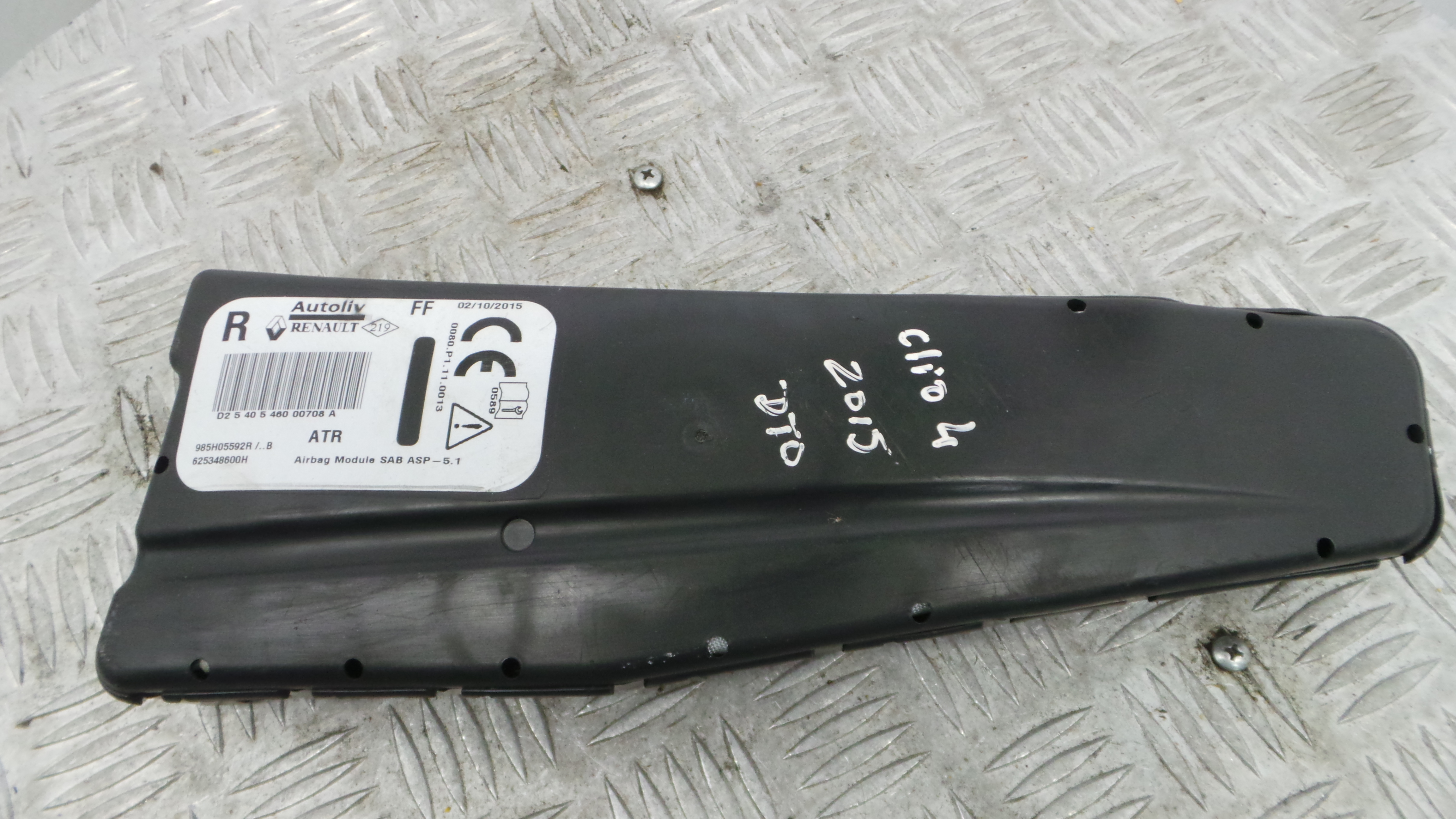 Airbag Banco Dto 625348600H - RENAULT CLIO IV (BH_)-37820070 Airbag Banco Dto 625348600H - RENAULT CLIO IV (BH_)-37820070