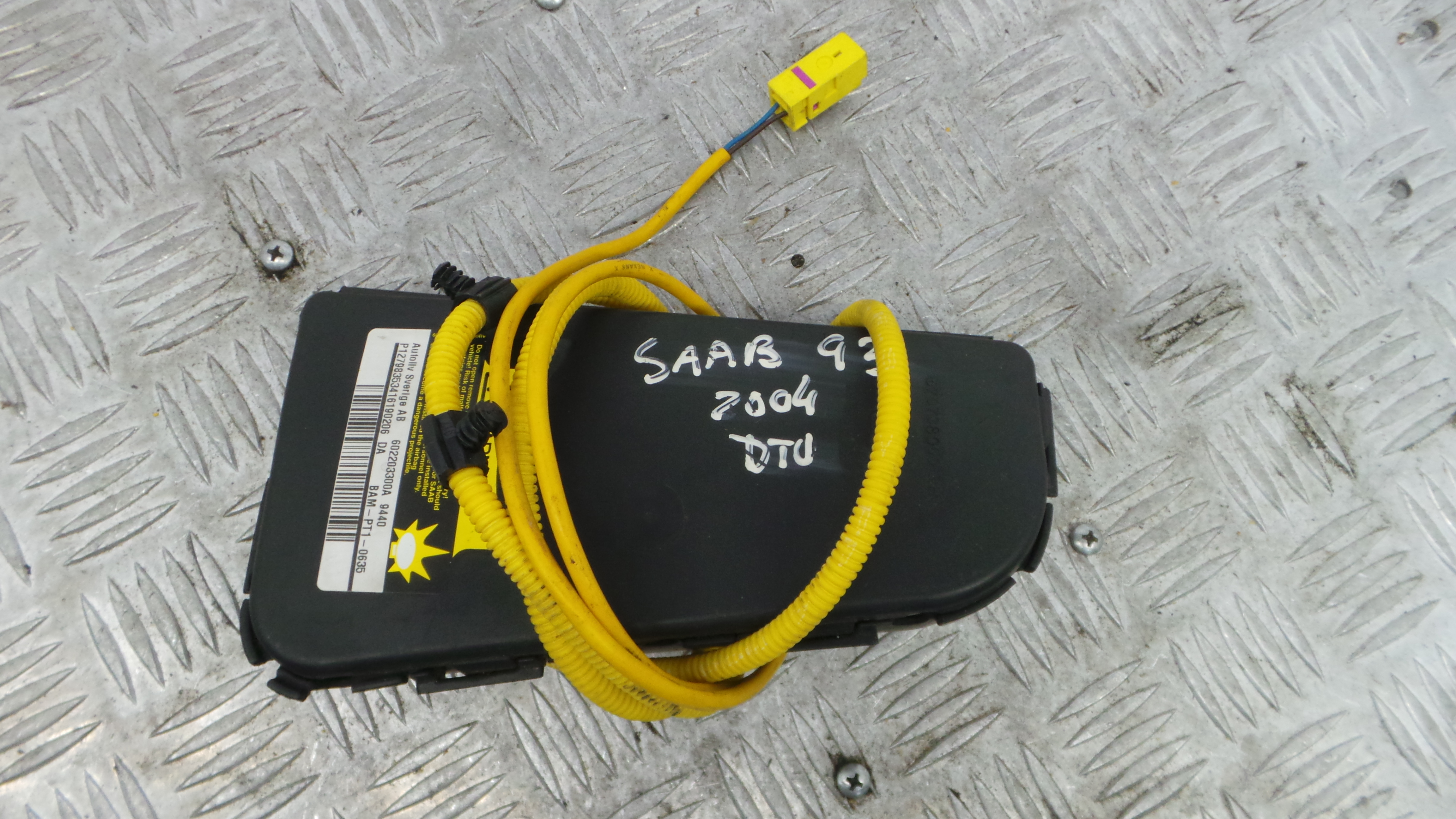 Airbag Banco Dto 602203300A - SAAB 9-3 (YS3F, E79, D79, D75)-37820382 Airbag Banco Dto 602203300A - SAAB 9-3 (YS3F, E79, D79, D75)-37820382