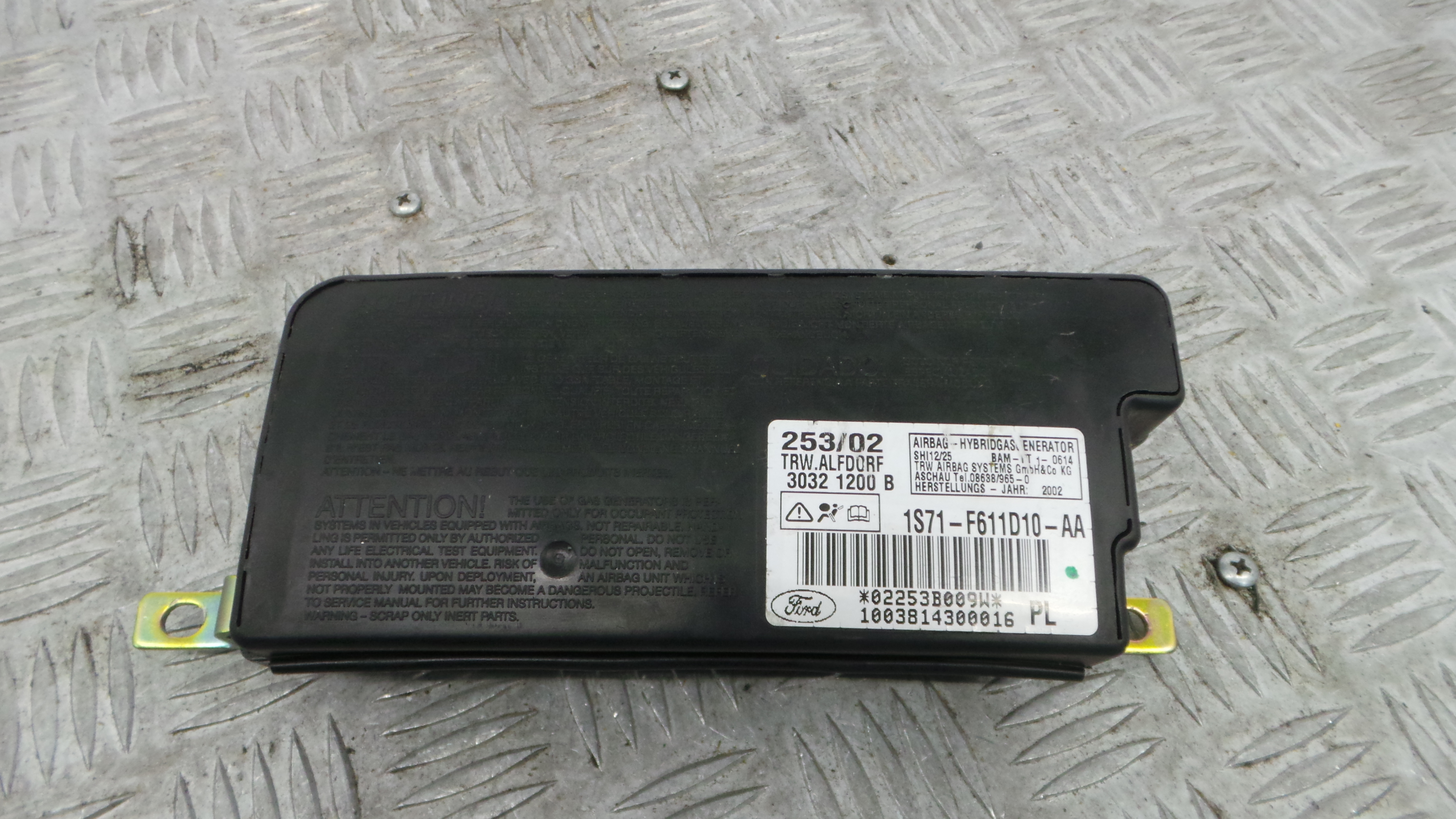 Airbag Banco Dto 1S71-F611D10-AA - FORD MONDEO III (B5Y)-37820686 Airbag Banco Dto 1S71-F611D10-AA - FORD MONDEO III (B5Y)-37820686
