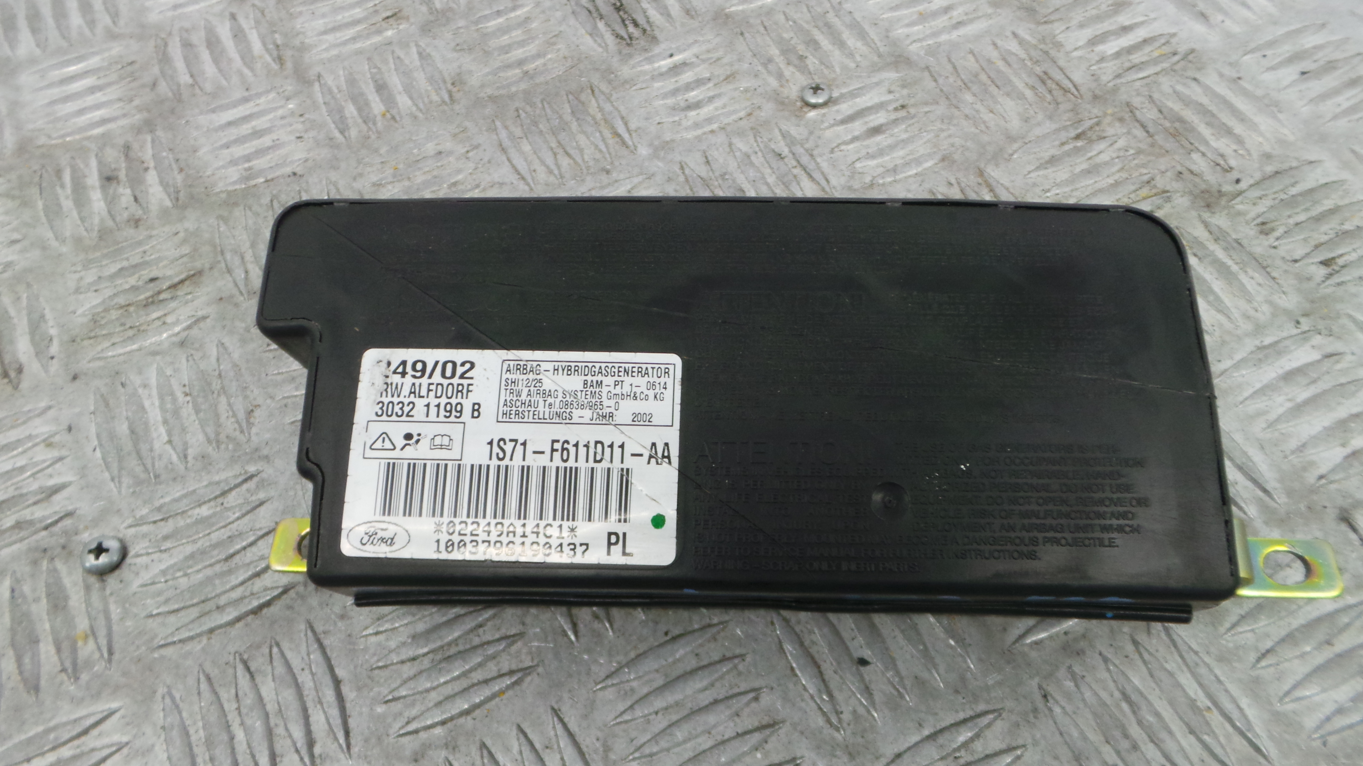 Airbag Banco Esq 1S71-F611D11-AA - FORD MONDEO III (B5Y)-37820733