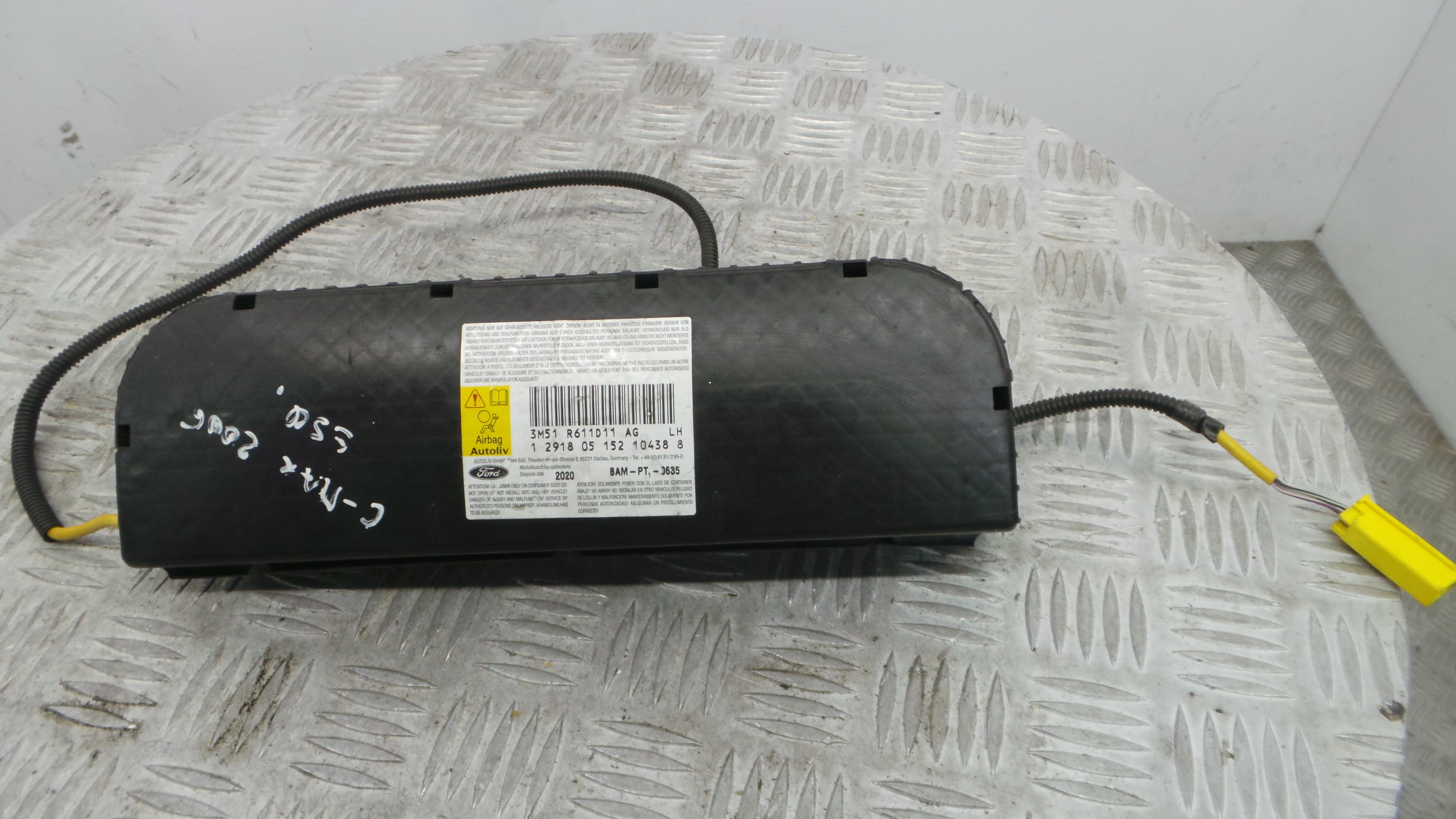 Airbag Banco Esq 3M51-R611D11-AG - FORD FOCUS C-MAX (DM2)-37820745 Airbag Banco Esq 3M51-R611D11-AG - FORD FOCUS C-MAX (DM2)-37820745