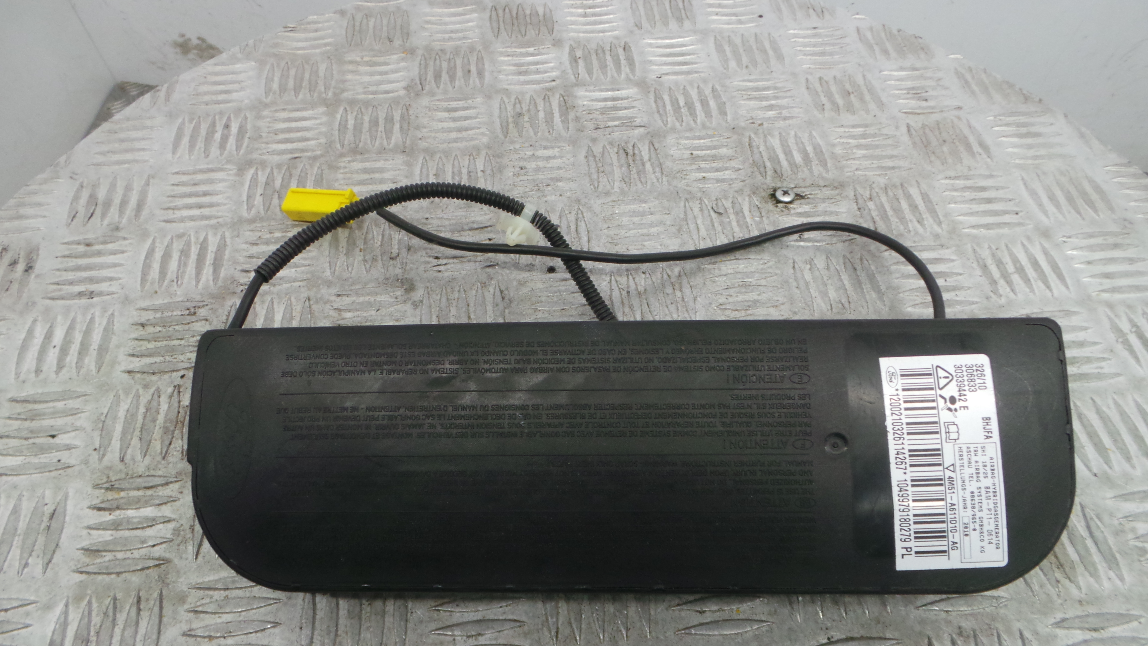 Airbag Banco Dto 4M51-A611D10-AG - FORD FOCUS III-37820751 Airbag Banco Dto 4M51-A611D10-AG - FORD FOCUS III-37820751