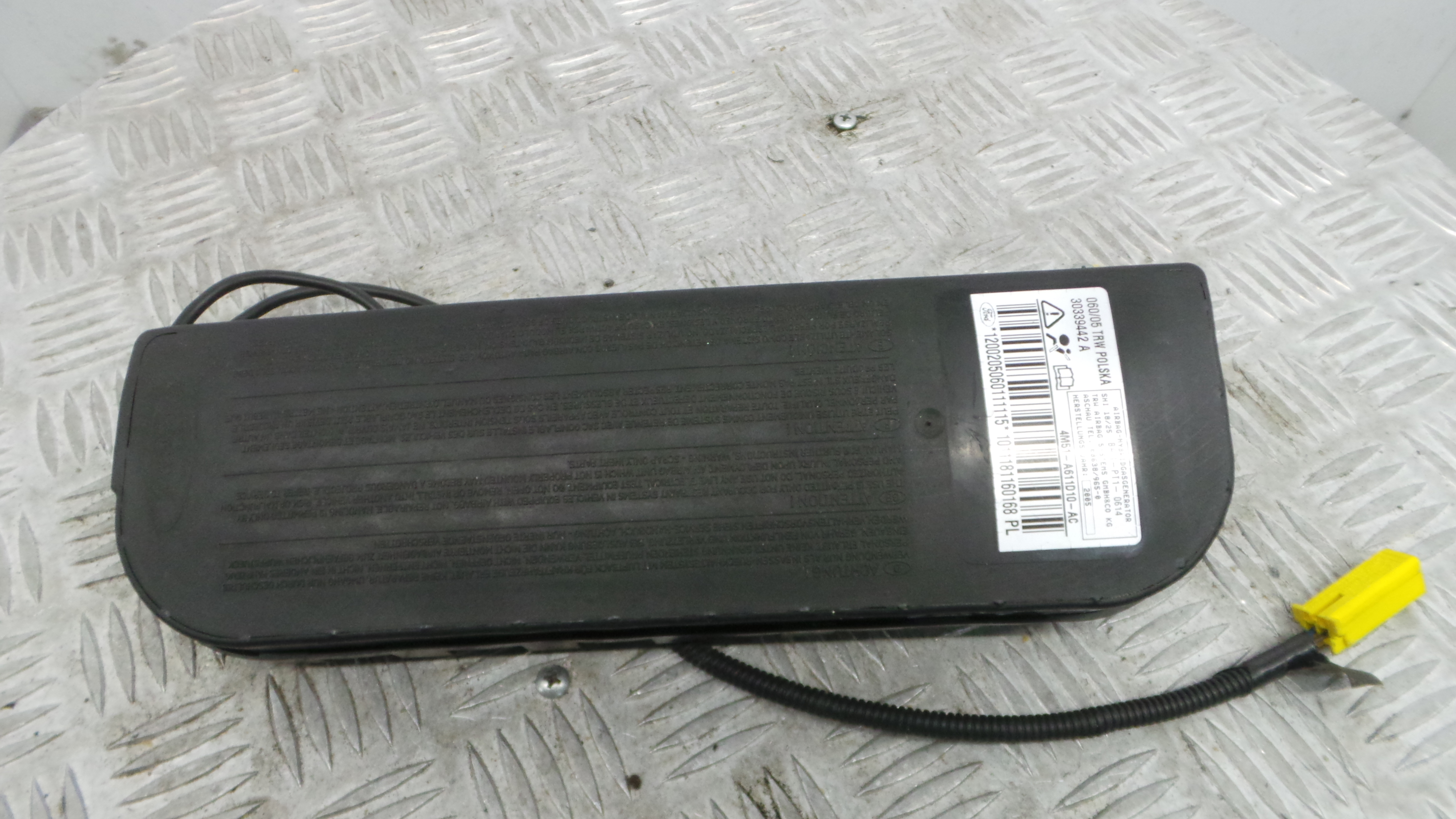 Airbag Banco Dto 4M51-A611D10-AC - FORD FOCUS II (DA_, HCP, DP)-37820760 Airbag Banco Dto 4M51-A611D10-AC - FORD FOCUS II (DA_, HCP, DP)-37820760