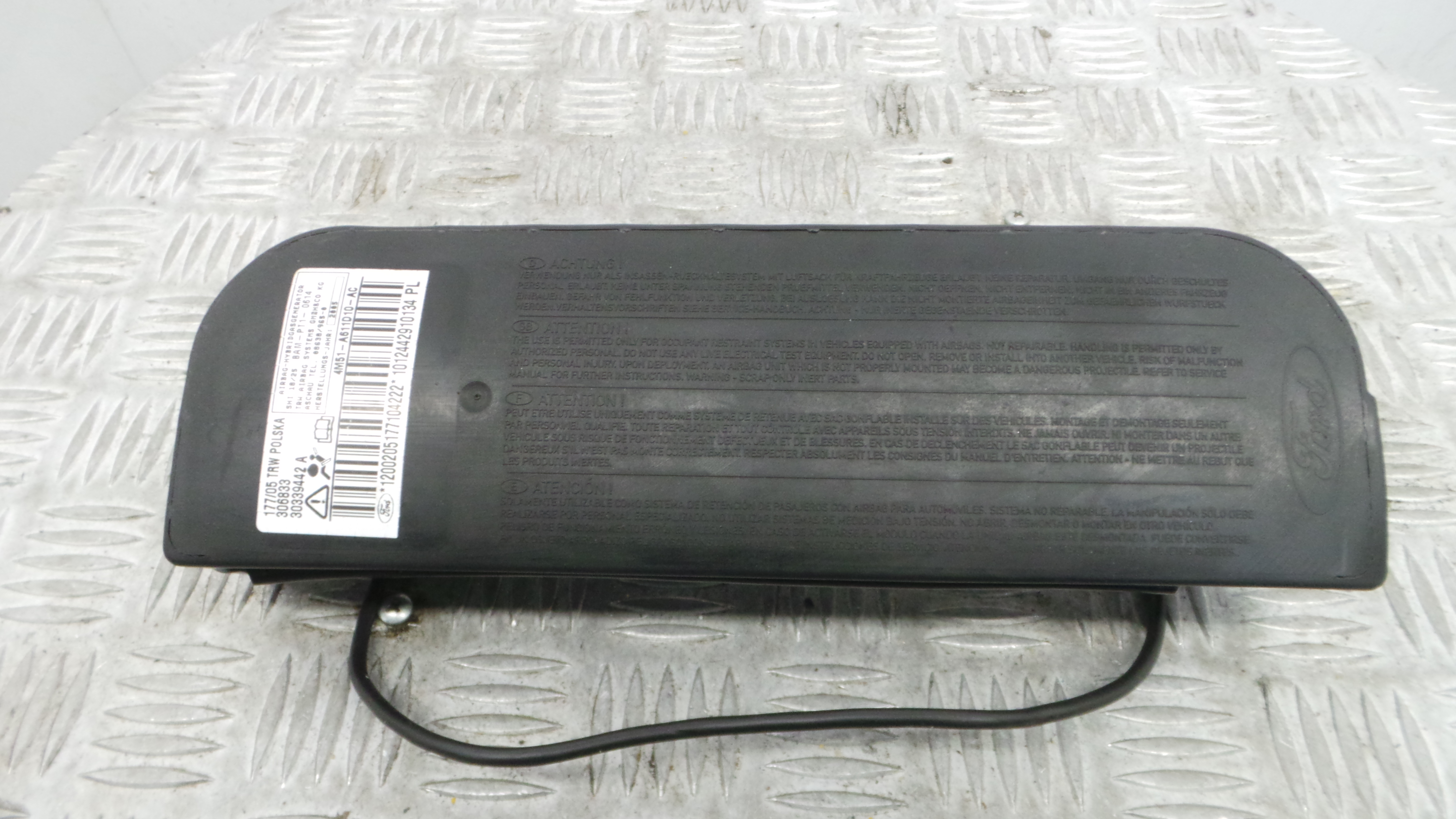 Airbag Banco Dto 4M51-A611D10-AC – FORD FOCUS II (DA_, HCP, DP) Airbag Banco Dto 4M51-A611D10-AC – FORD FOCUS II (DA_, HCP, DP)