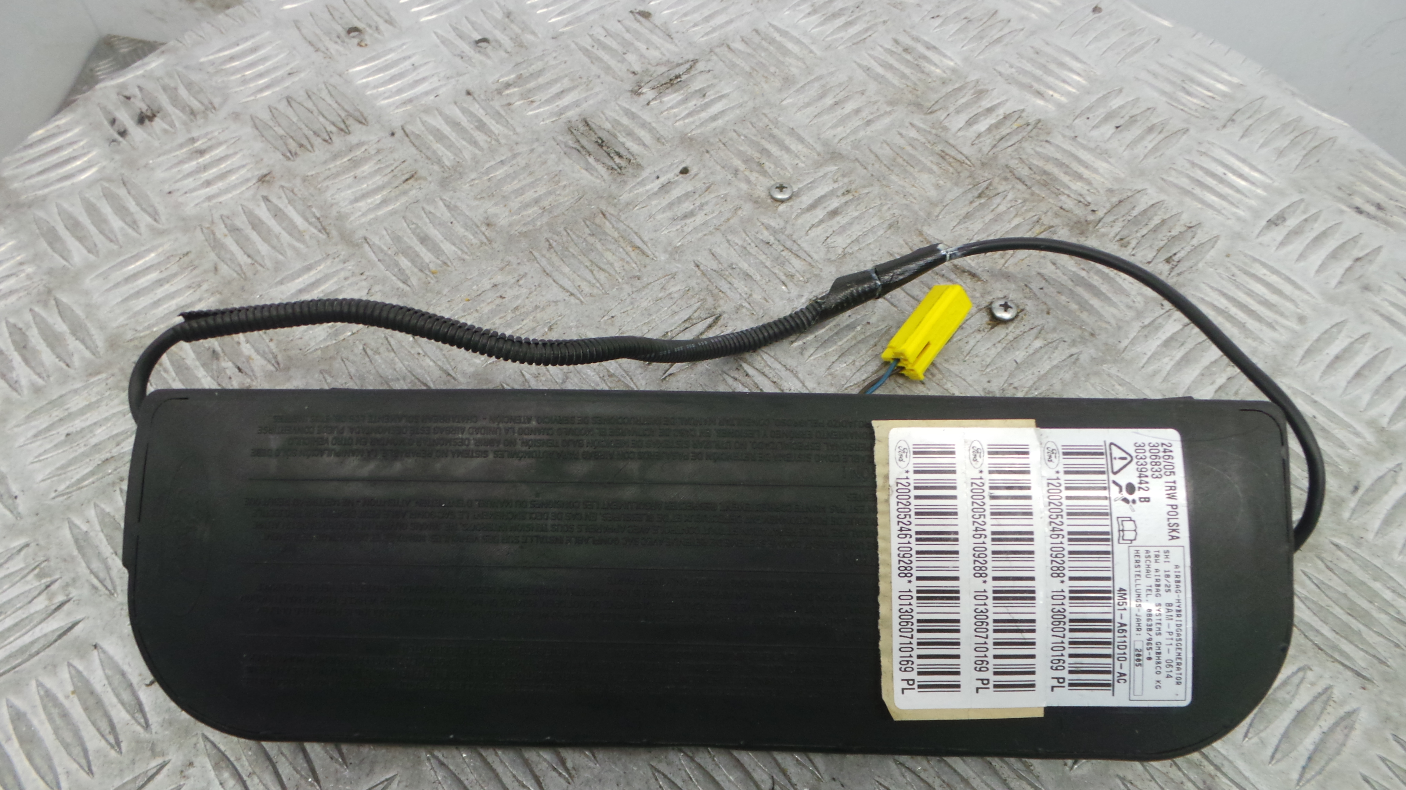 Airbag Banco Dto 4M51-A611D10-AC – FORD FOCUS II (DA_, HCP, DP) Airbag Banco Dto 4M51-A611D10-AC – FORD FOCUS II (DA_, HCP, DP)