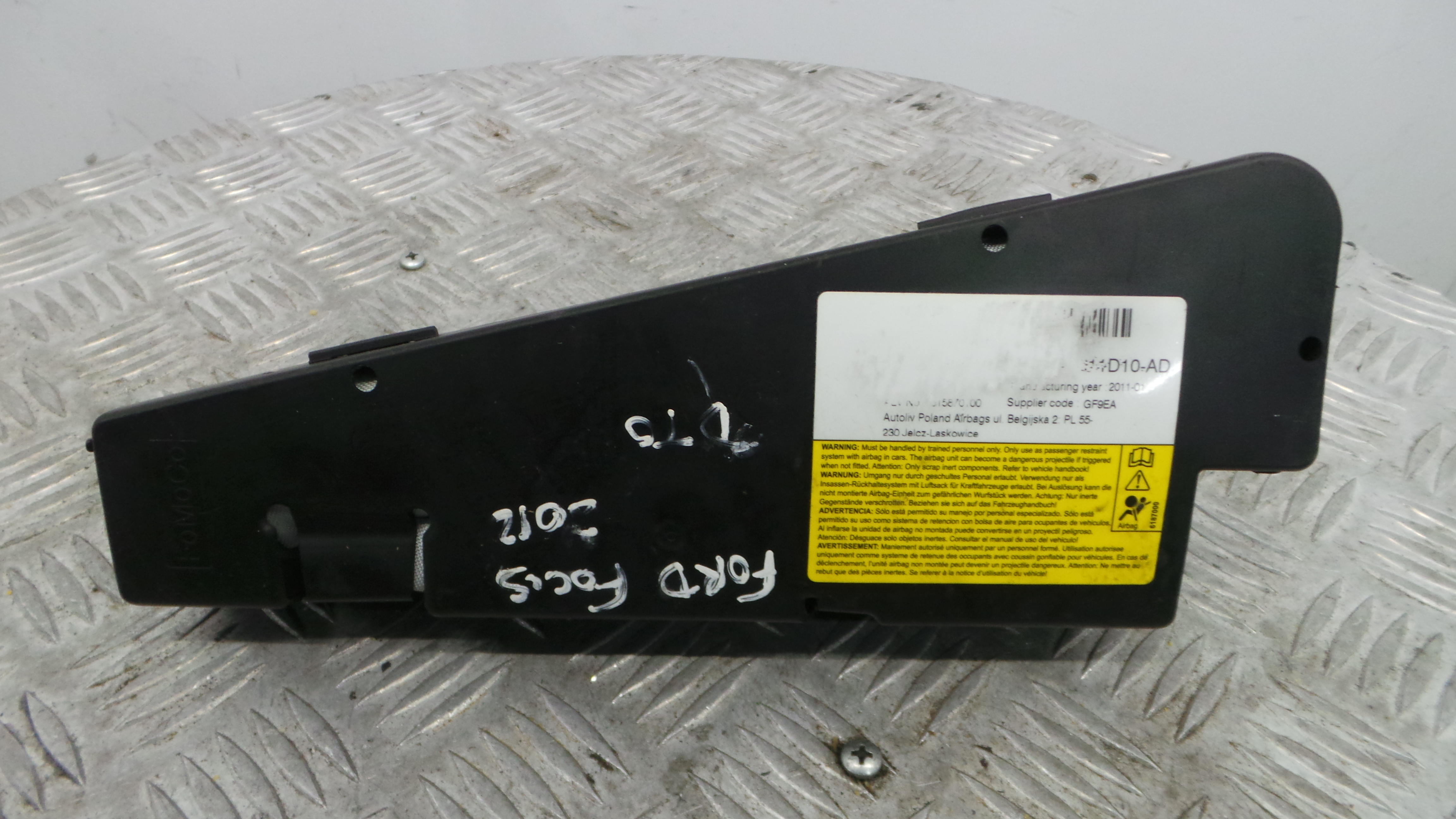 Airbag Banco Dto  - FORD FOCUS III-37820799 Airbag Banco Dto  - FORD FOCUS III-37820799