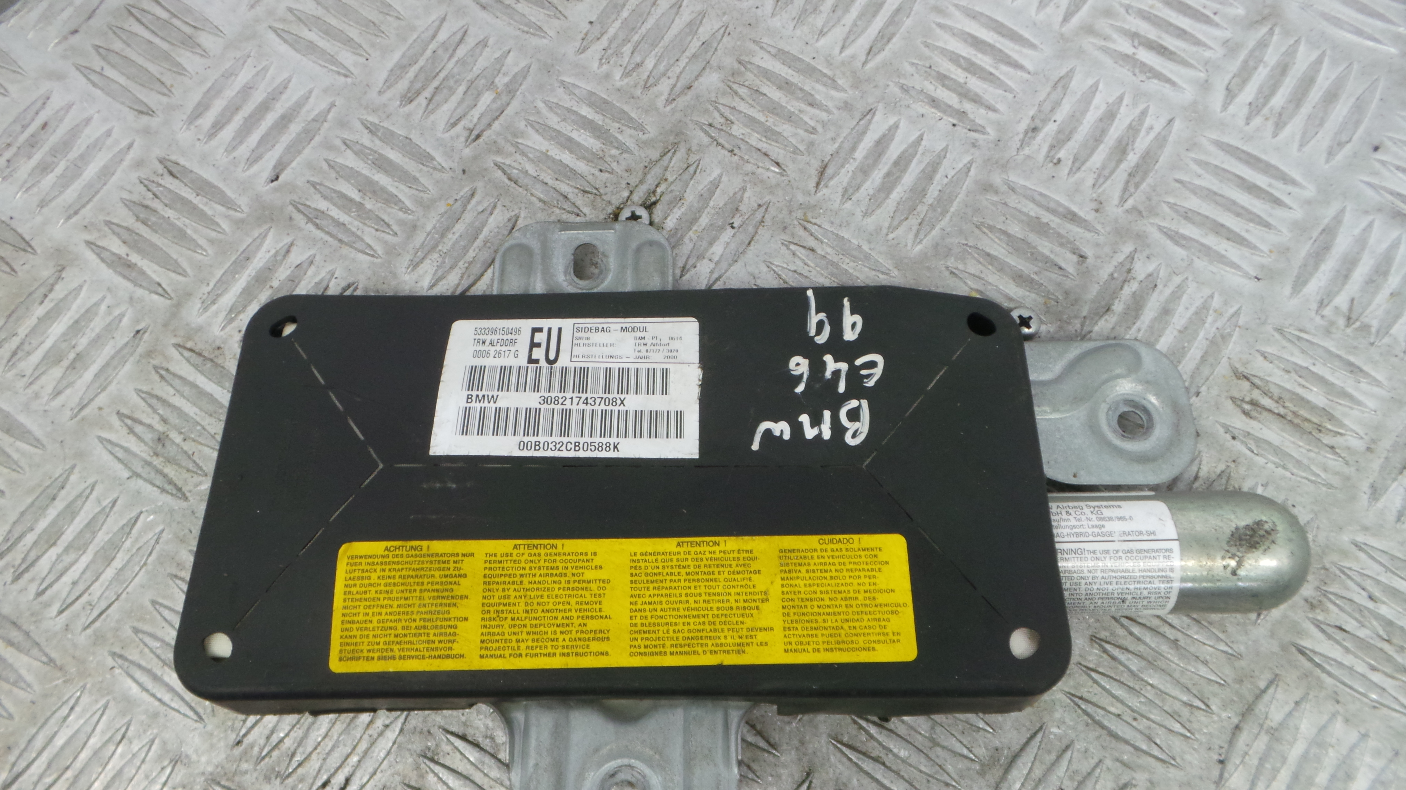 Airbag Banco Esq 53.33-96150496 - BMW 3 (E46)-37820844