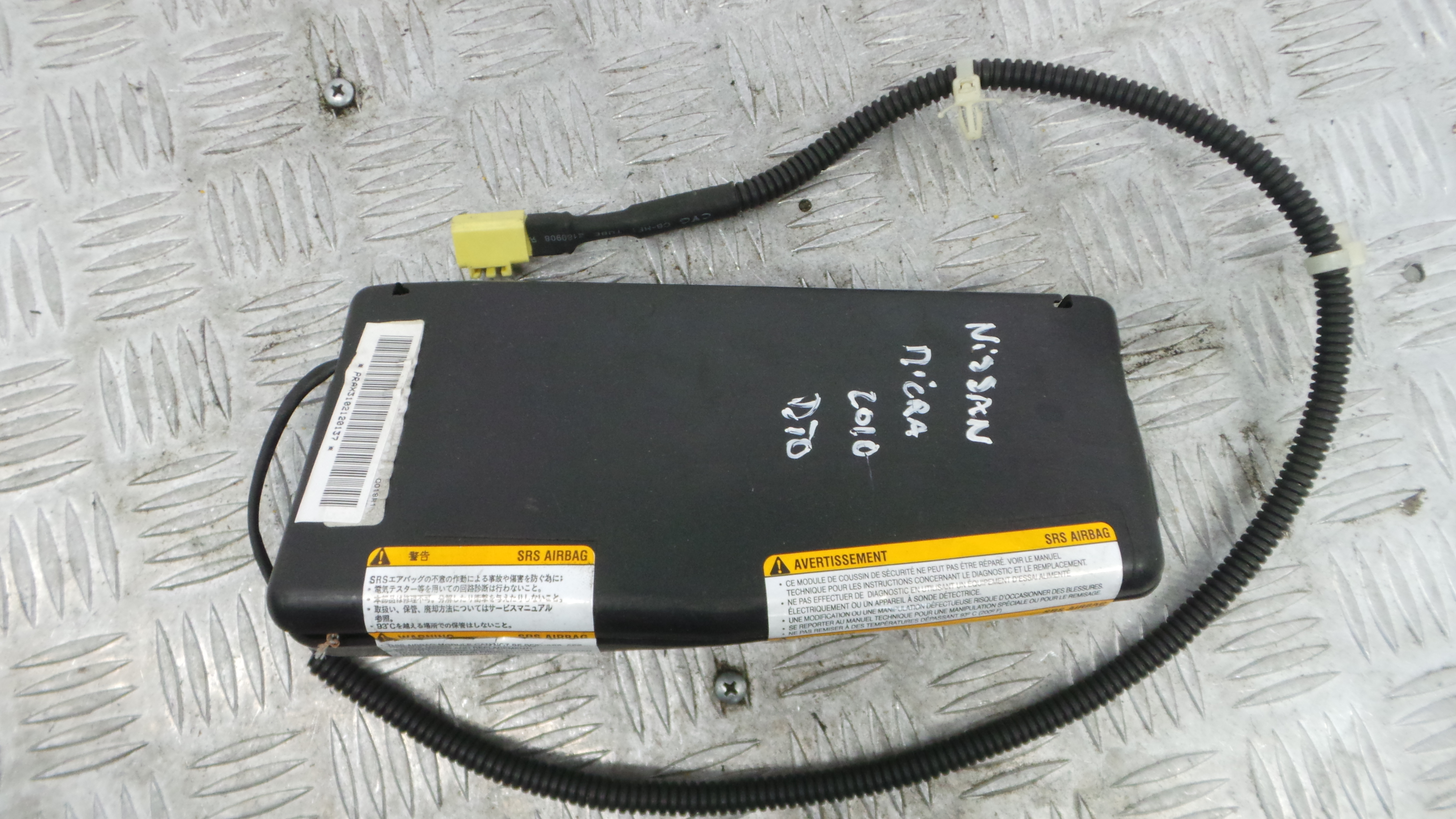 Airbag Banco Dto PRAX3102120137 - NISSAN MICRA IV (K13K, K13KK)-37820901 Airbag Banco Dto PRAX3102120137 - NISSAN MICRA IV (K13K, K13KK)-37820901