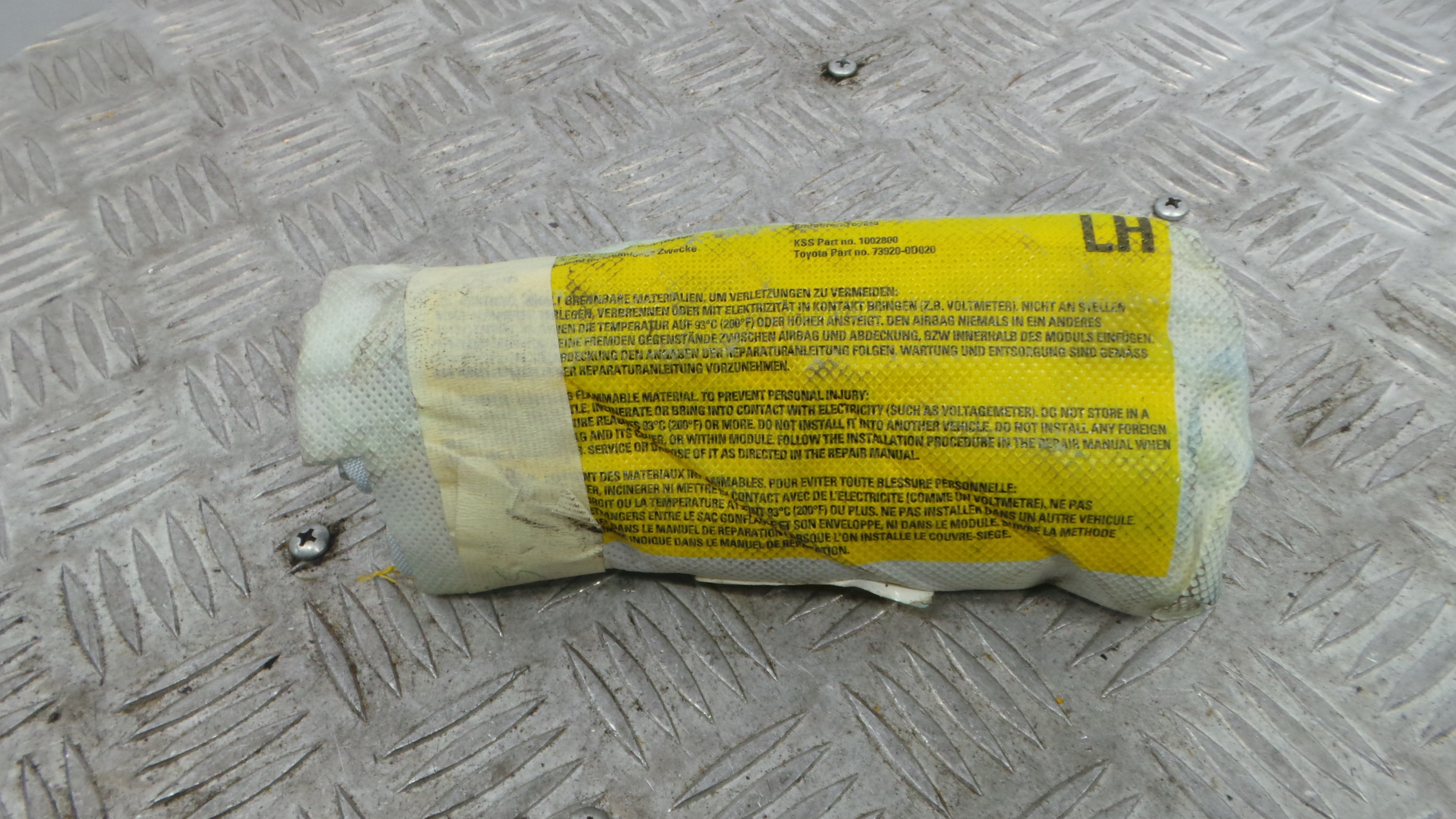 Airbag Banco Esq 73920-0D020 - TOYOTA YARIS (_P9_), YARIS/VITZ (_P9_)-37820924 Airbag Banco Esq 73920-0D020 - TOYOTA YARIS (_P9_), YARIS/VITZ (_P9_)-37820924