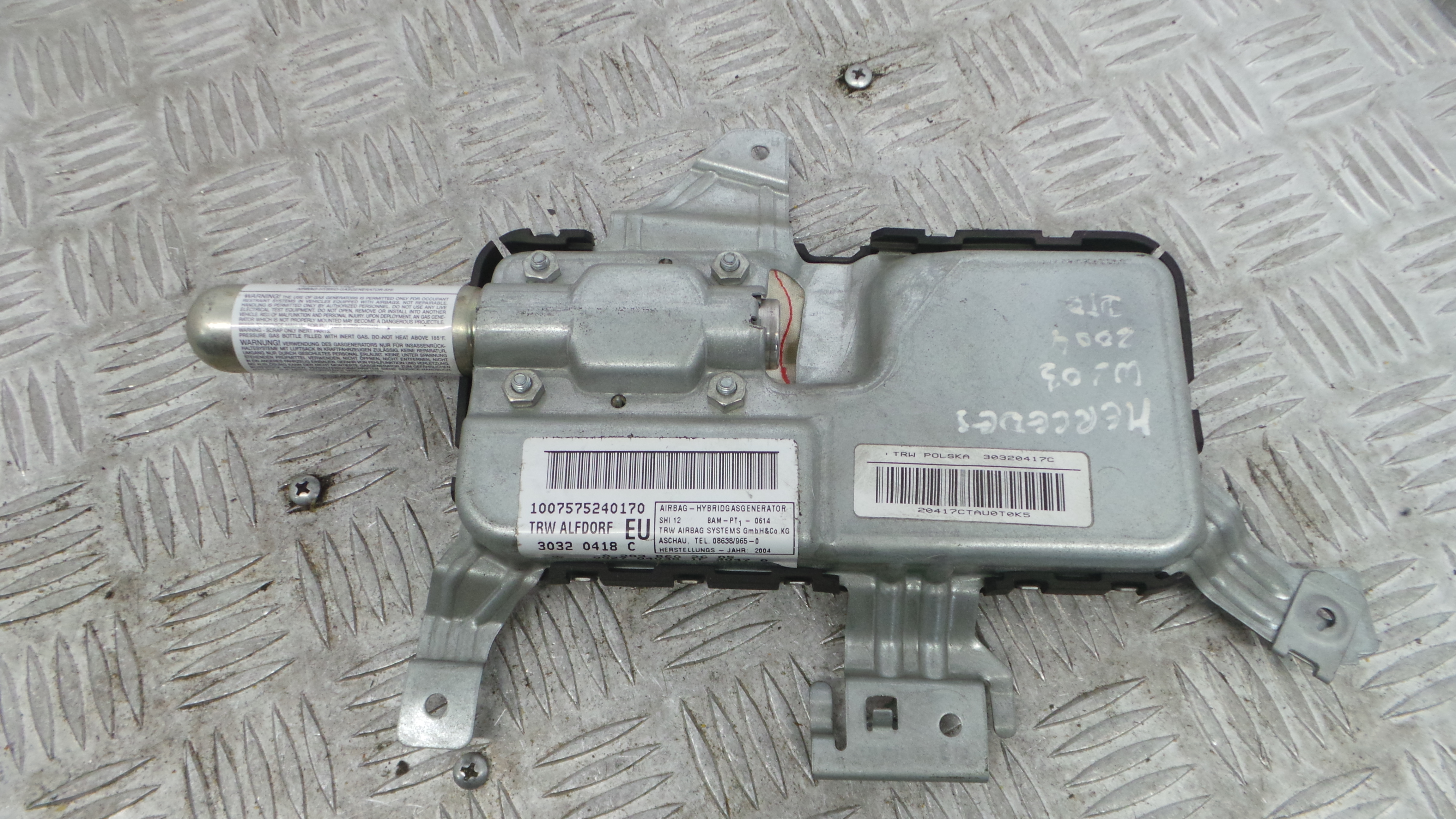 Airbag Banco Dto A2038602605 - MERCEDES-BENZ C-CLASS (W203)-37820953 Airbag Banco Dto A2038602605 - MERCEDES-BENZ C-CLASS (W203)-37820953